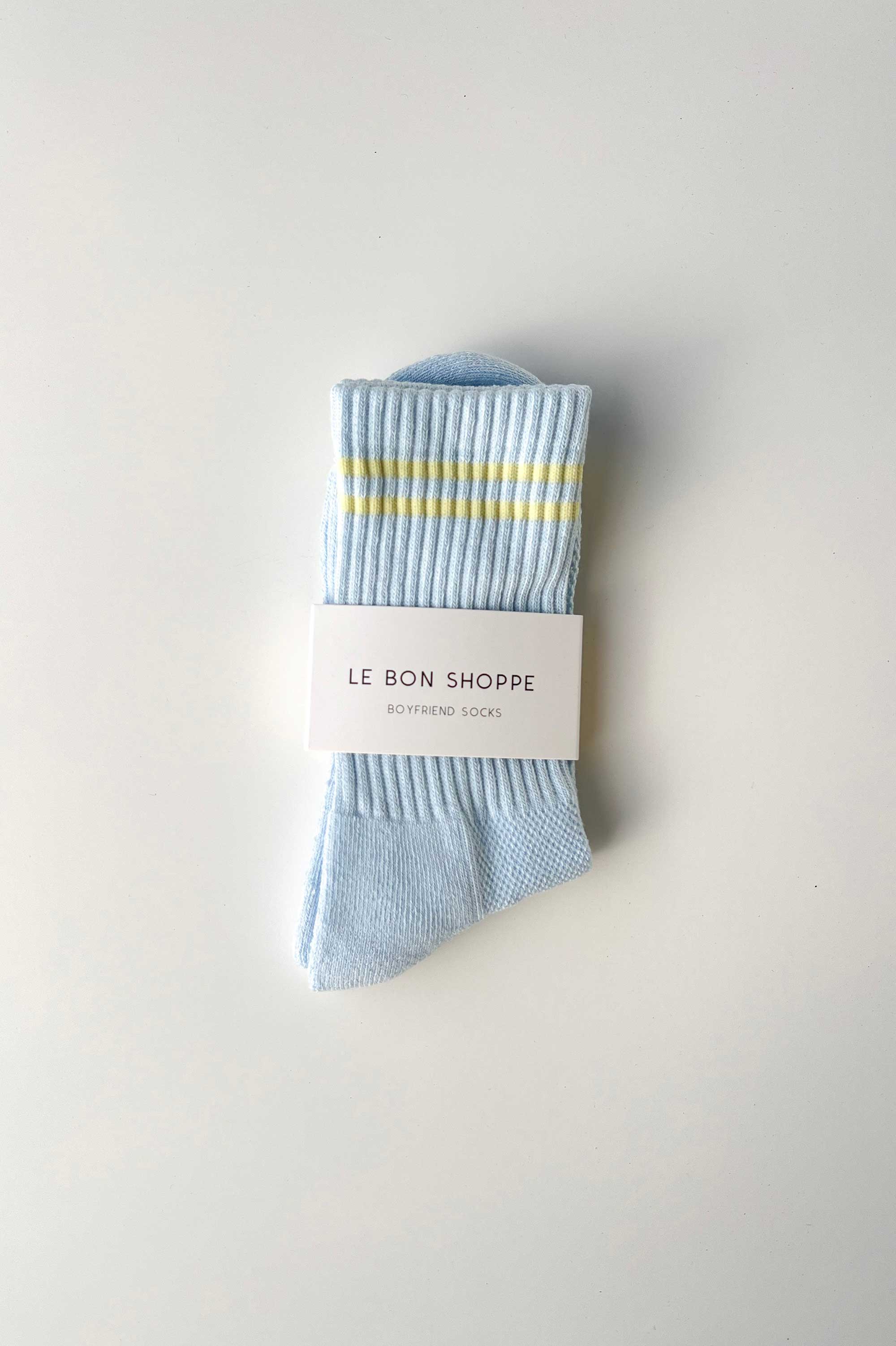 Le Bon Shoppe Boyfriend Socks, pastel sky - Image 5