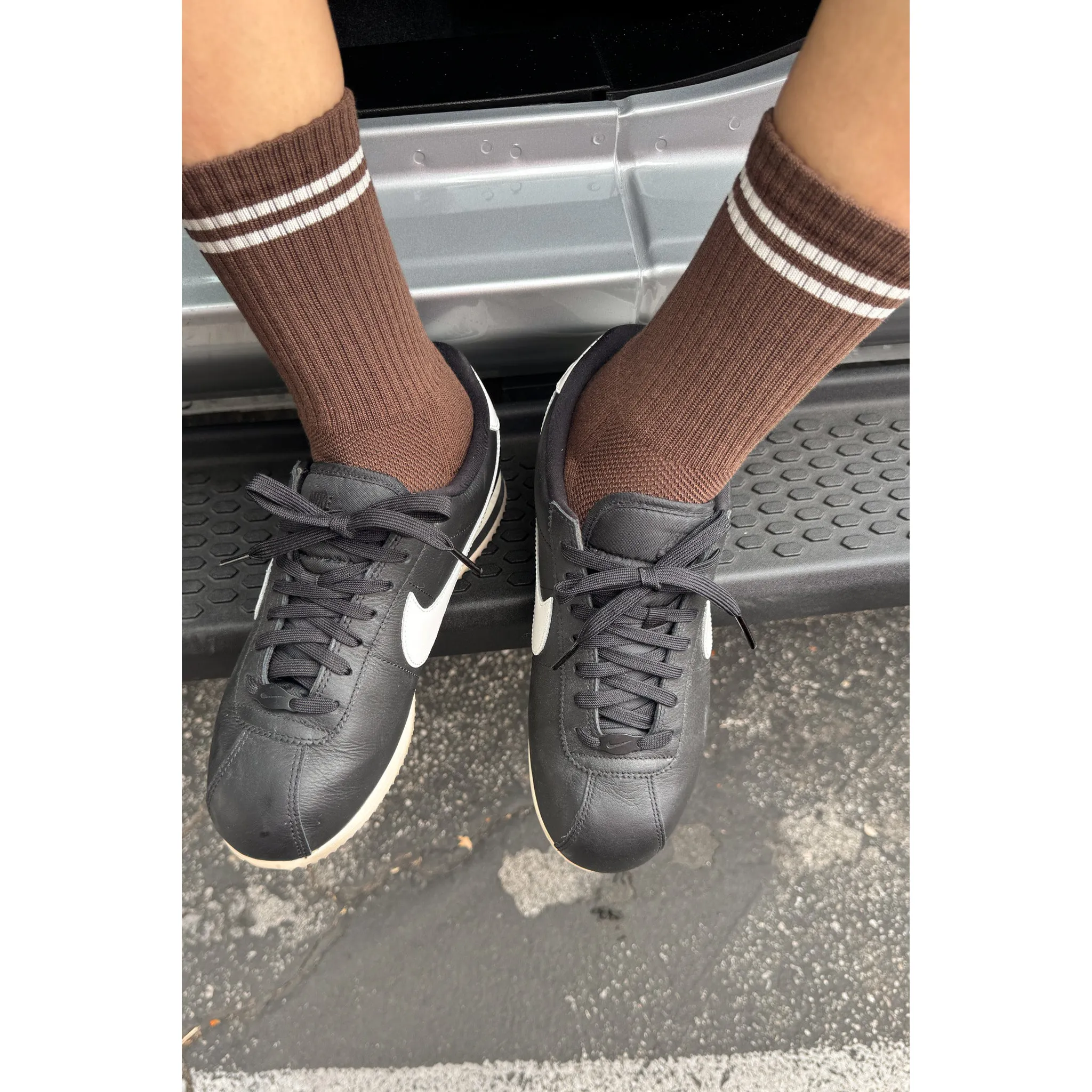 Le Bon Shoppe Boyfriend Socks, wood - Image 3