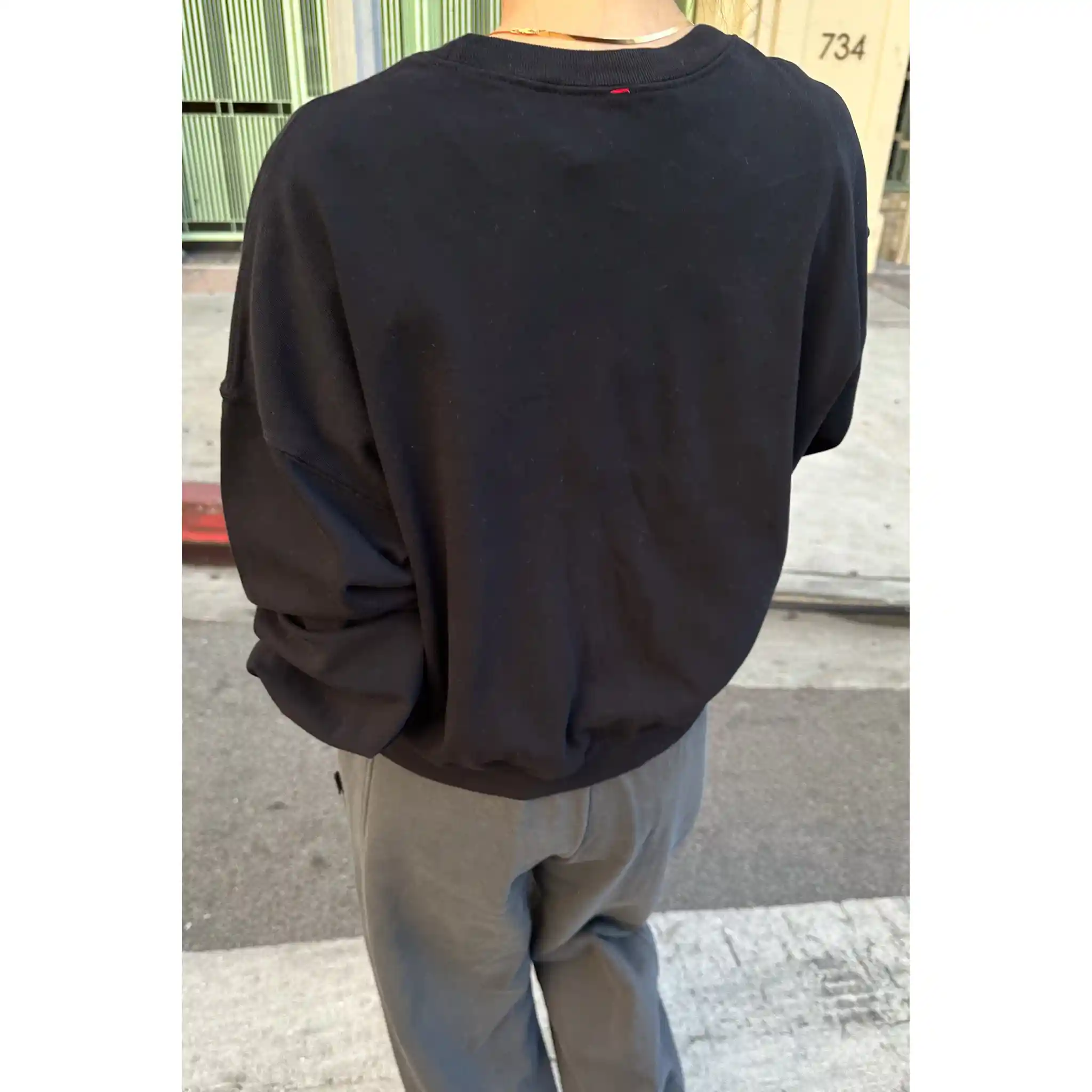 Le Bon Shoppe Cali Jersey Sweatshirt, true black - Image 3