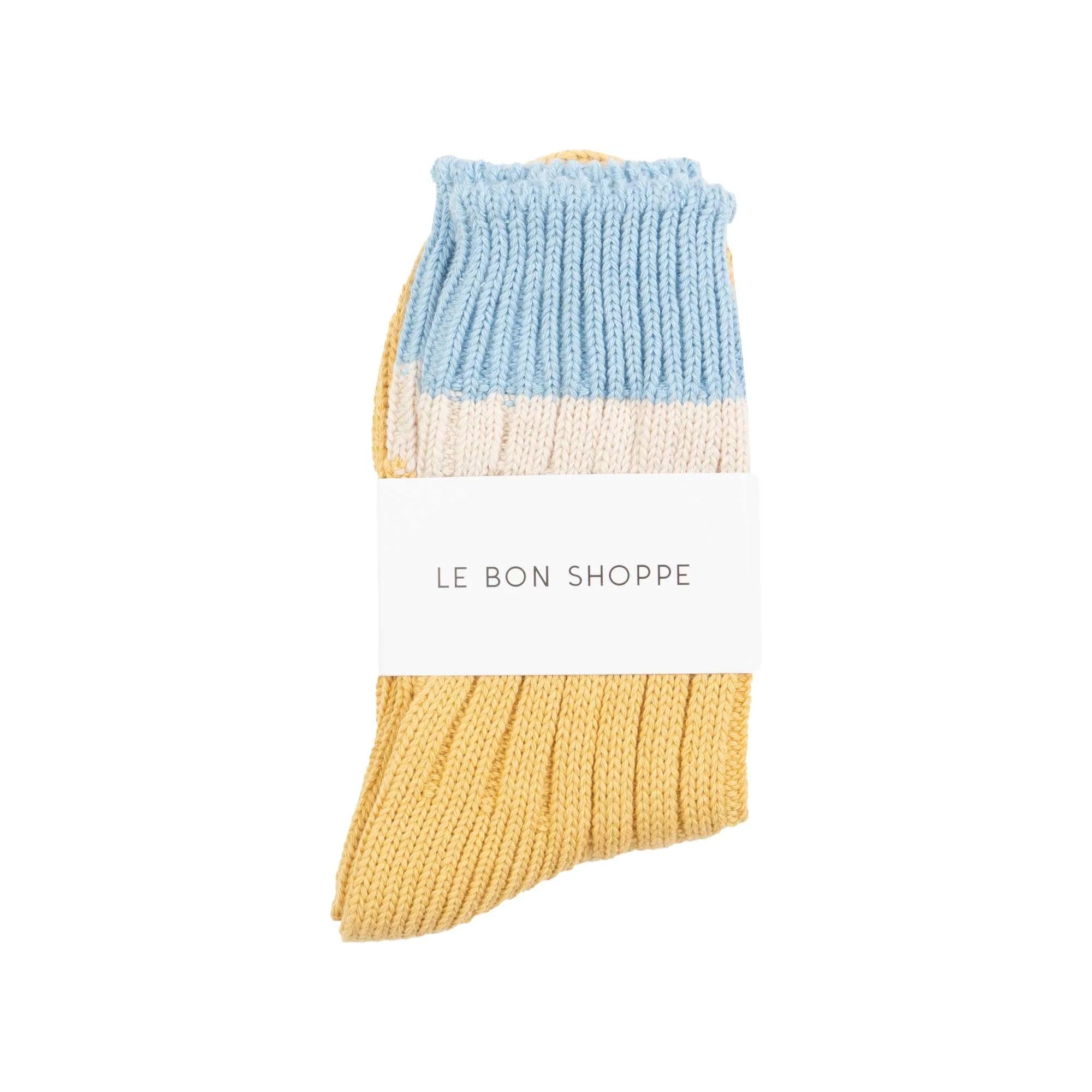 Le Bon Shoppe Camp Socks, Powder Yellow - Image 2
