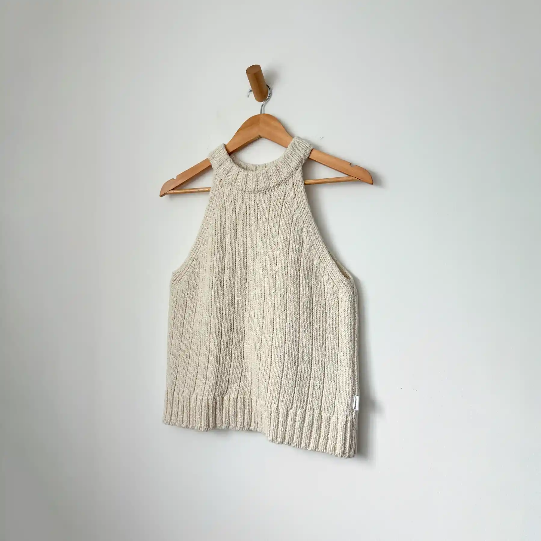 Le Bon Shoppe Womens Claire Cotton Sweater Tank, naturel