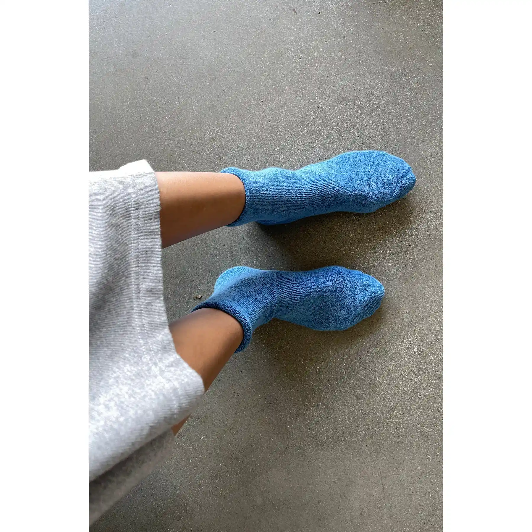 Le Bon Shoppe Womens Cloud Socks, cerulian - Image 3