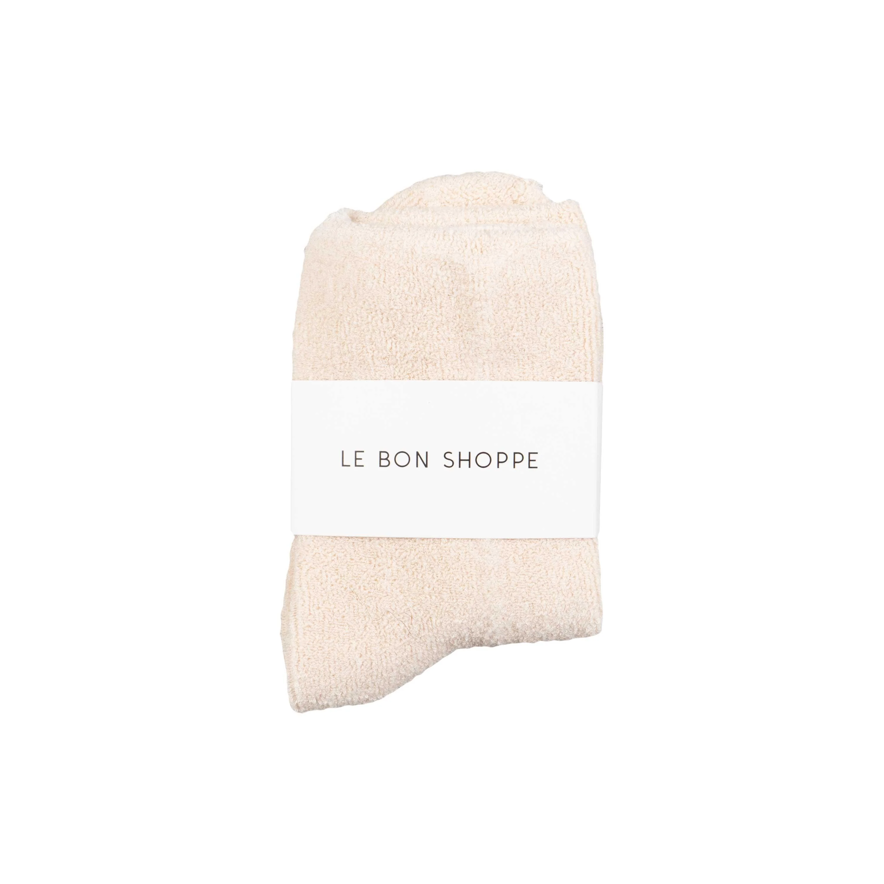 Le Bon Shoppe Cloud Socks, Ecru - Image 2