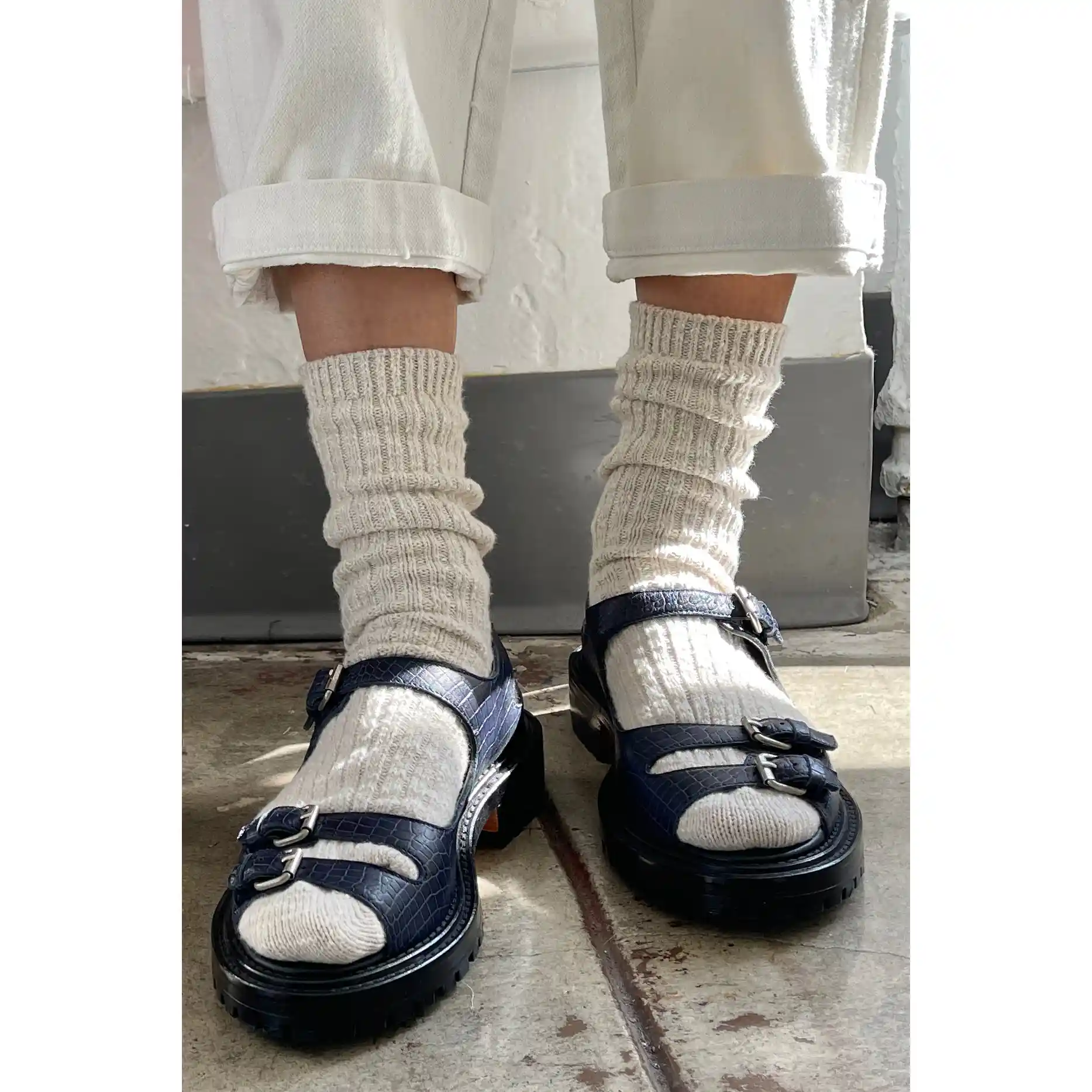 Le Bon Shoppe Cottage Socks, oatmeal
