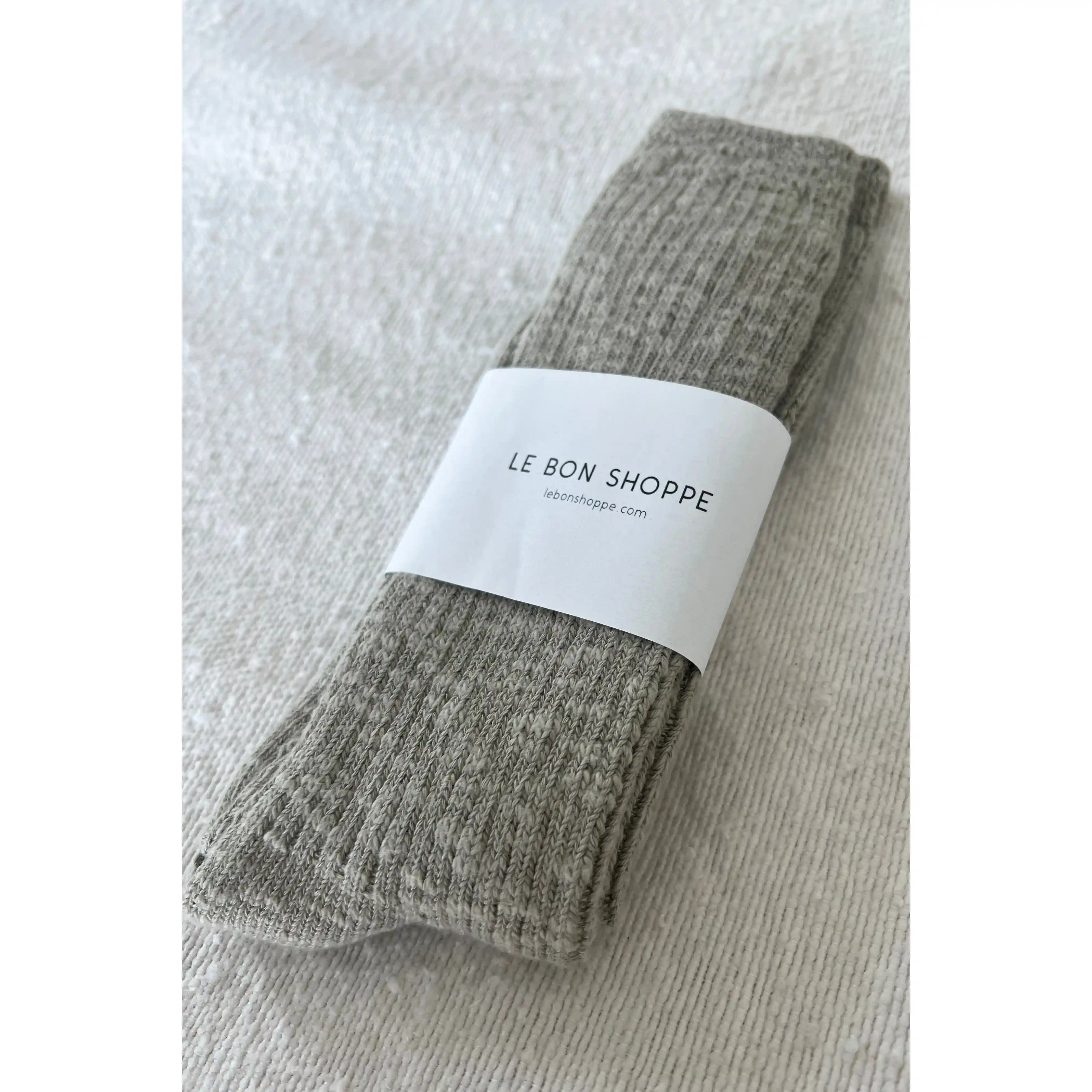 Le Bon Shoppe Cottage Socks, smoked sage - Image 2