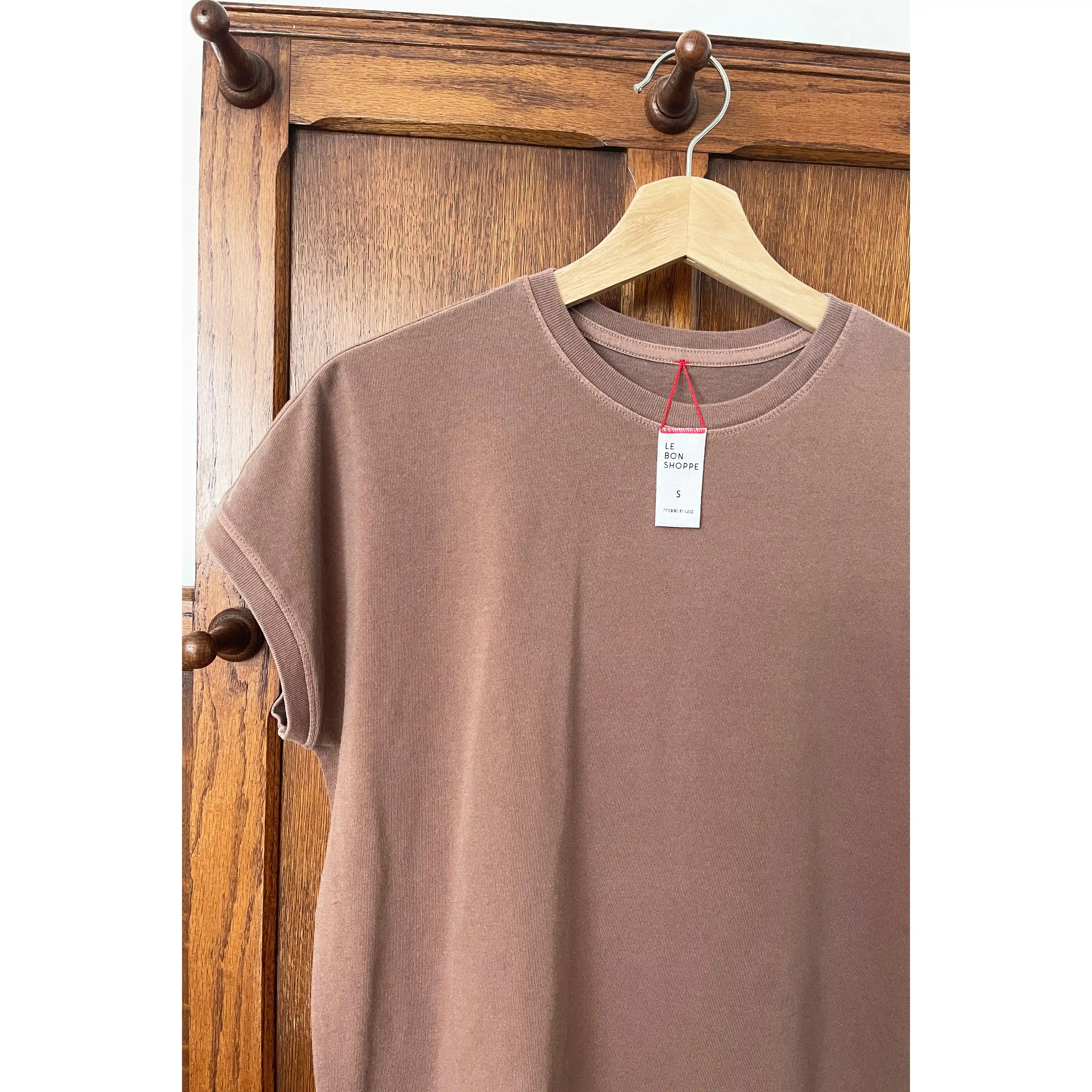 Le Bon Shoppe Ease Tee, chocolate - Image 5
