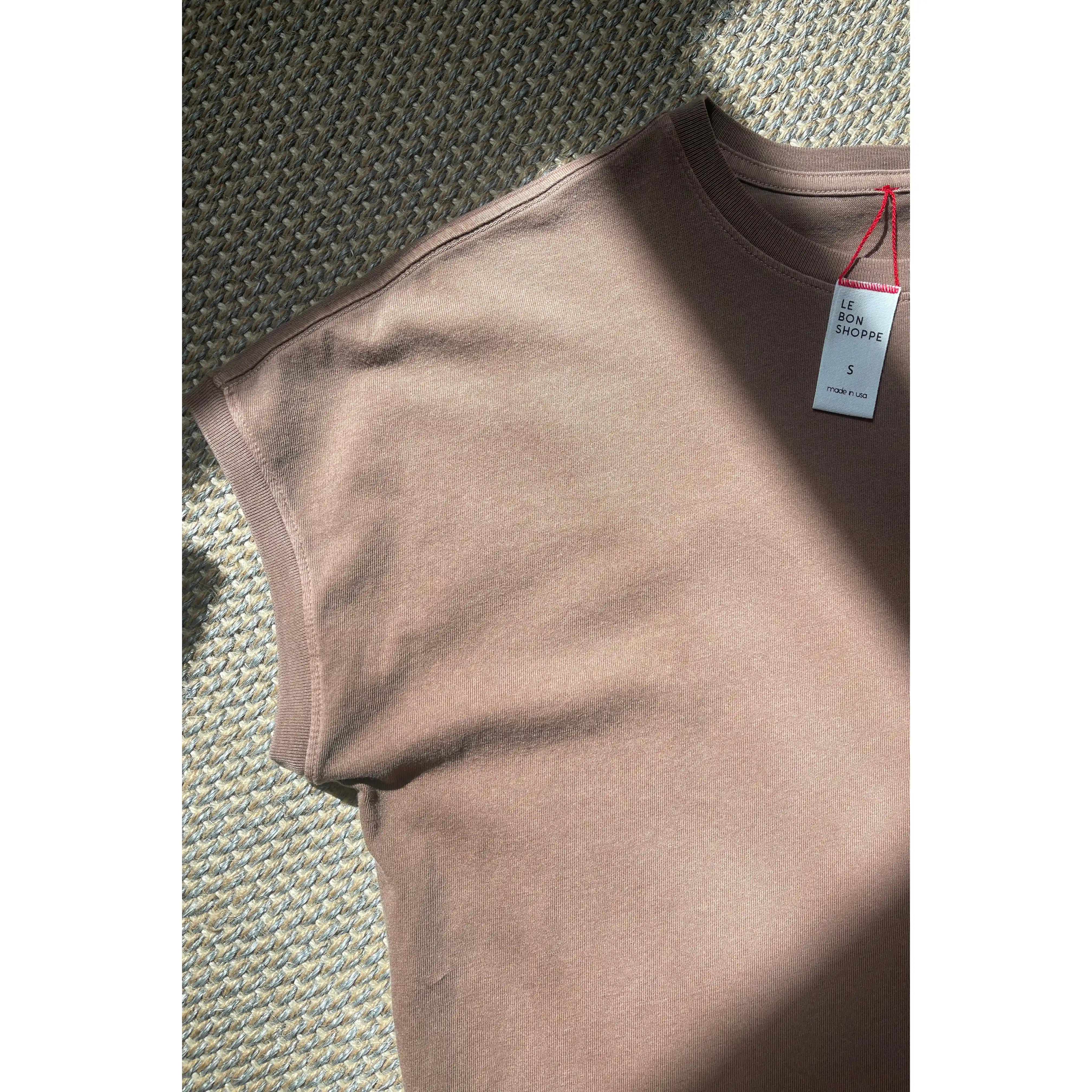 Le Bon Shoppe Ease Tee, chocolate - Image 6