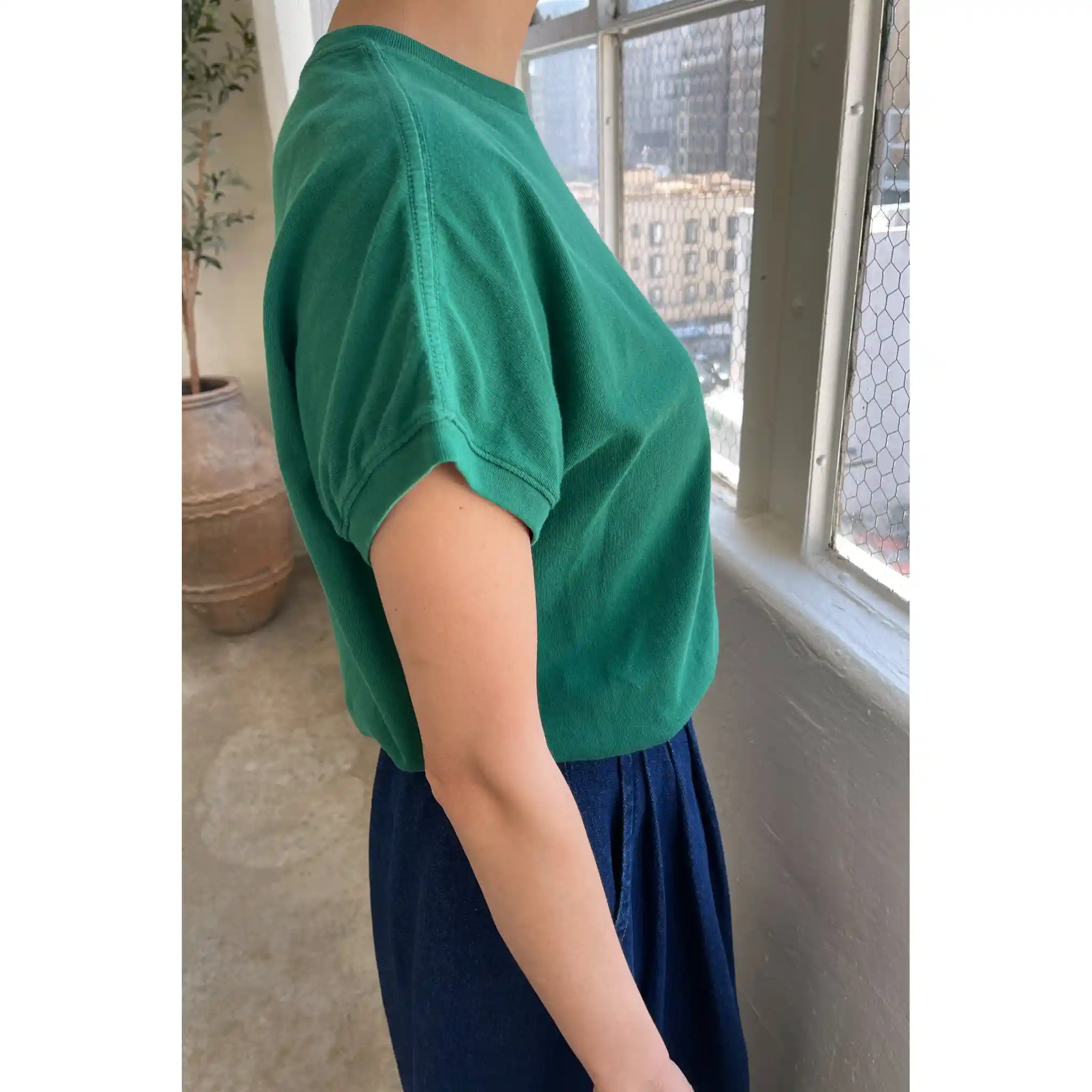 Le Bon Shoppe Ease Tee, deep green - Image 3