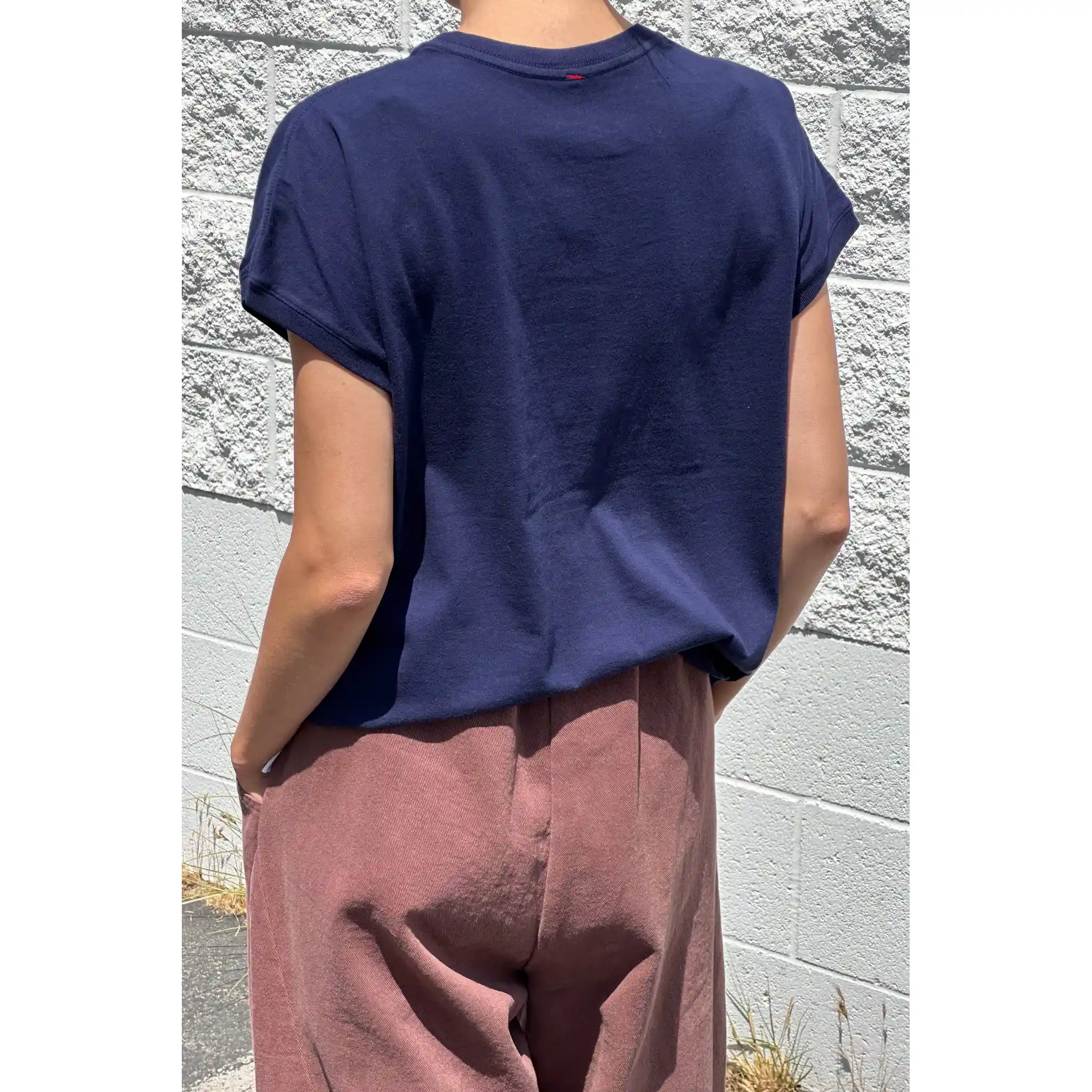 Le Bon Shoppe Ease Tee, navy - Image 3