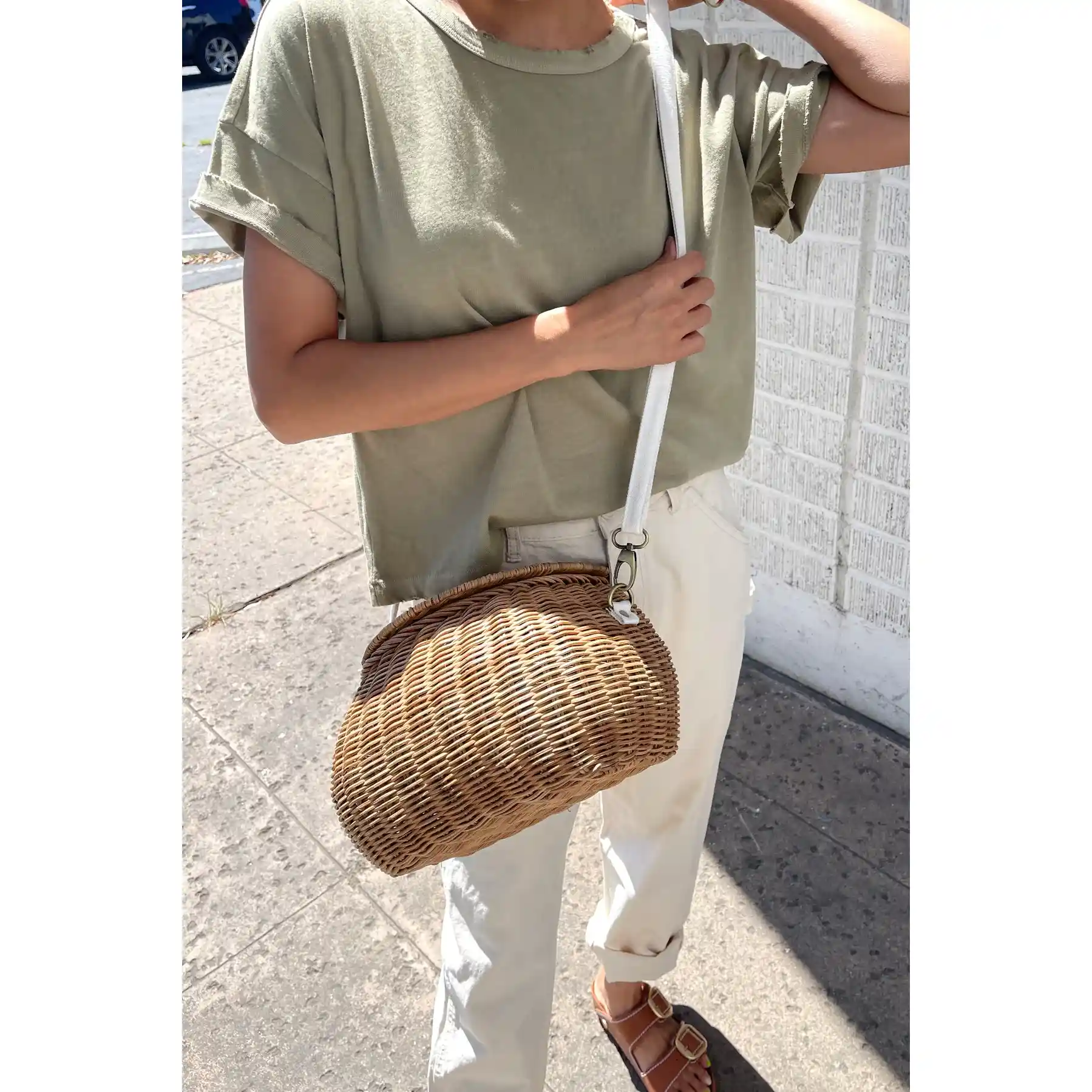 Le Bon Shoppe Womens Fille Tee, pistachio - Image 2