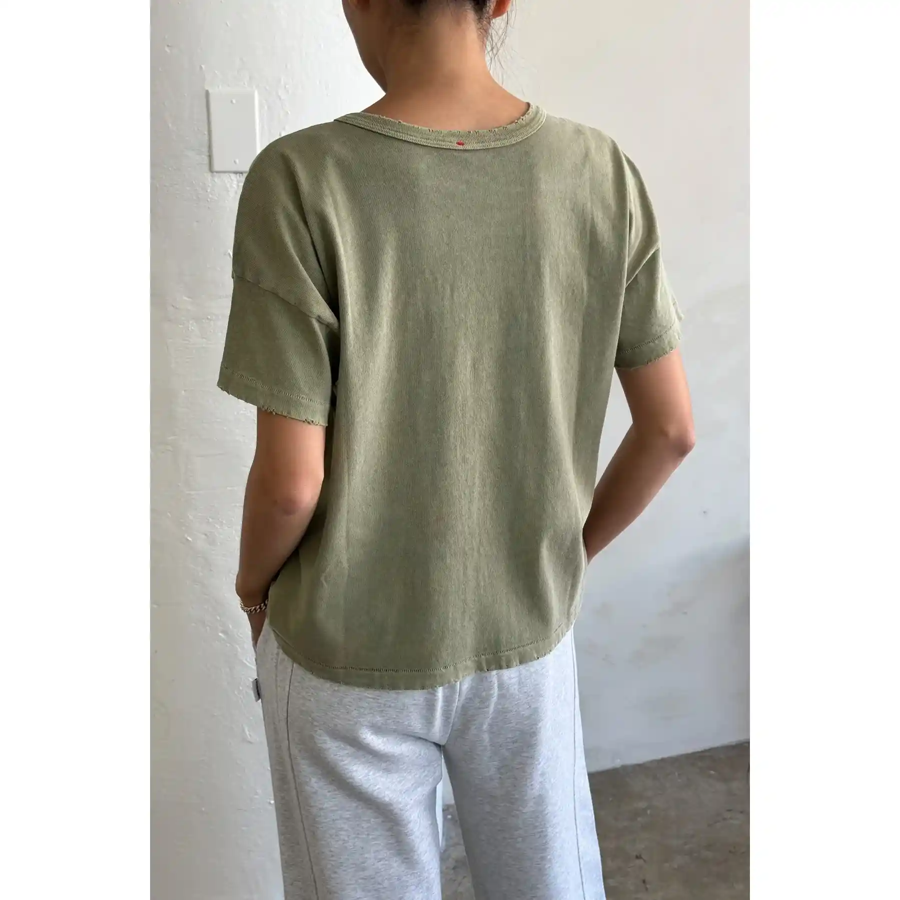 Le Bon Shoppe Womens Fille Tee, pistachio - Image 5