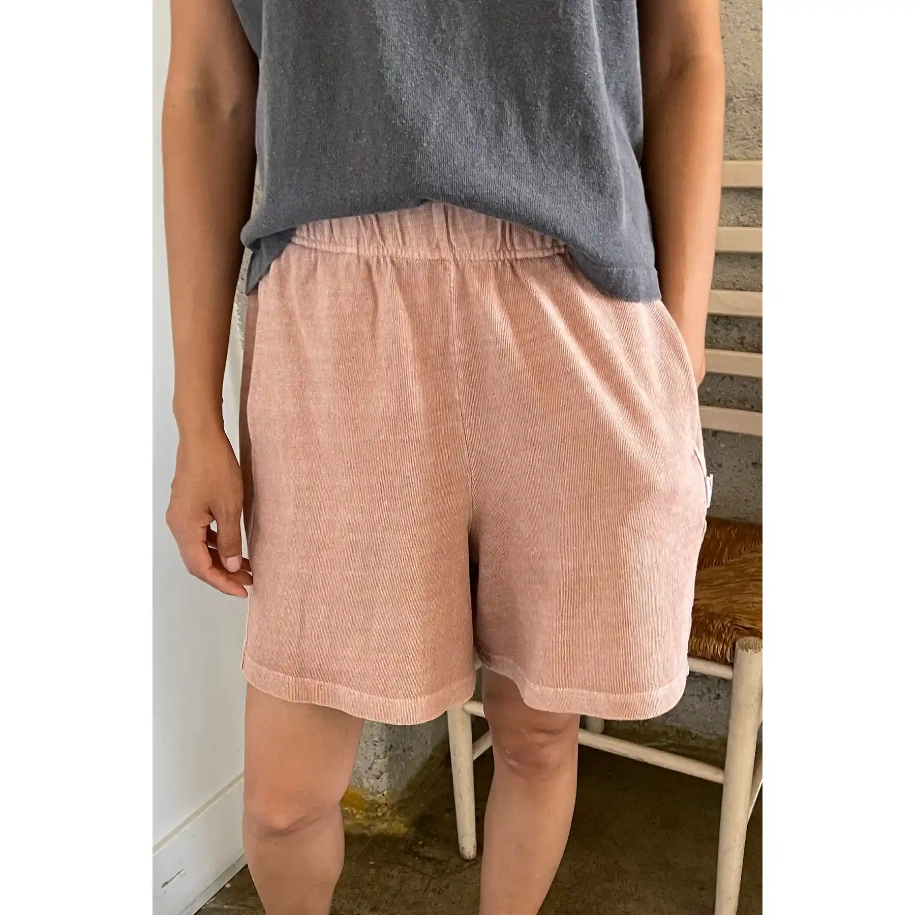 Le Bon Shoppe Womens Flared Basketball Shorts, macchito - Image 4