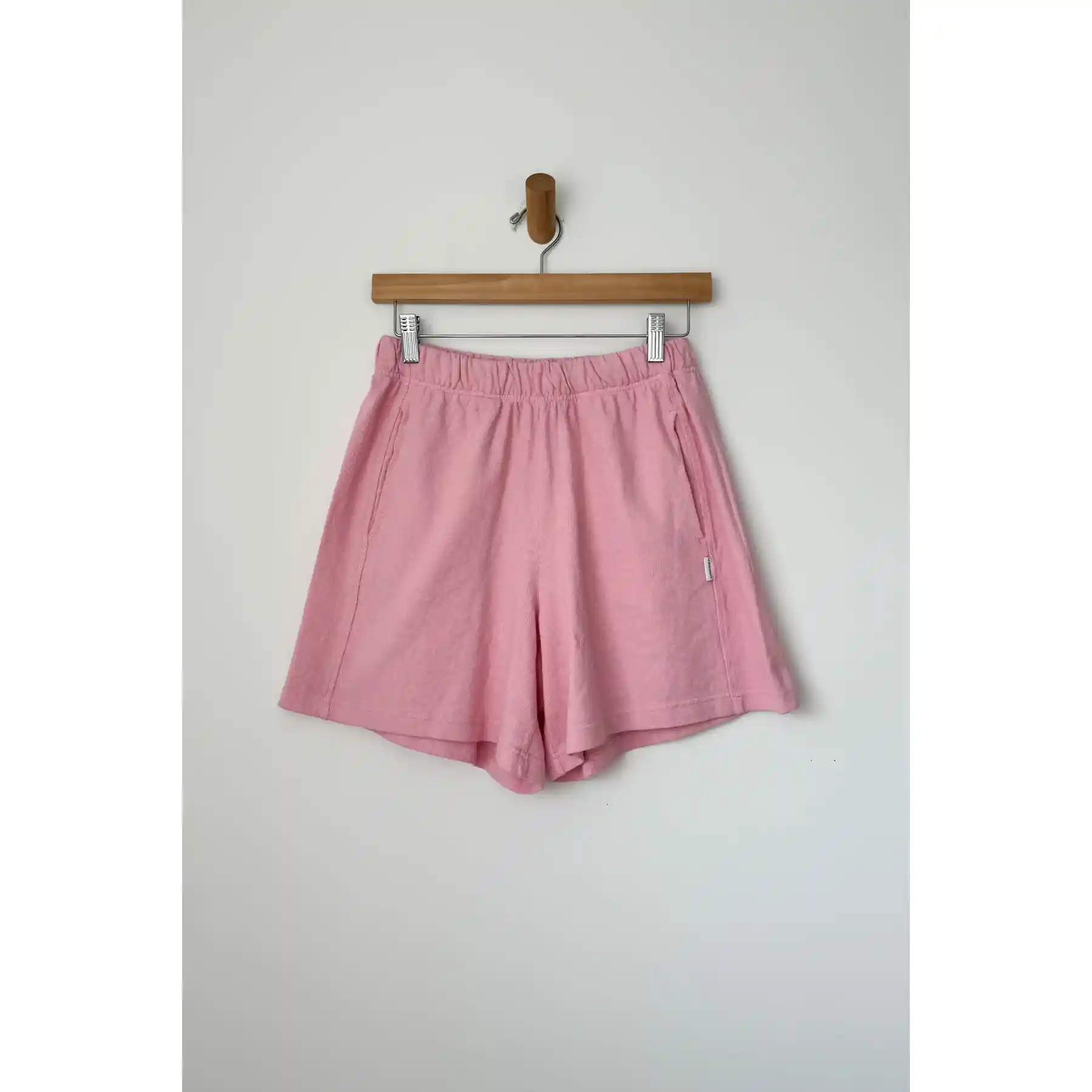 Le Bon Shoppe Womens Flared Basketball Shorts, pink - Image 2