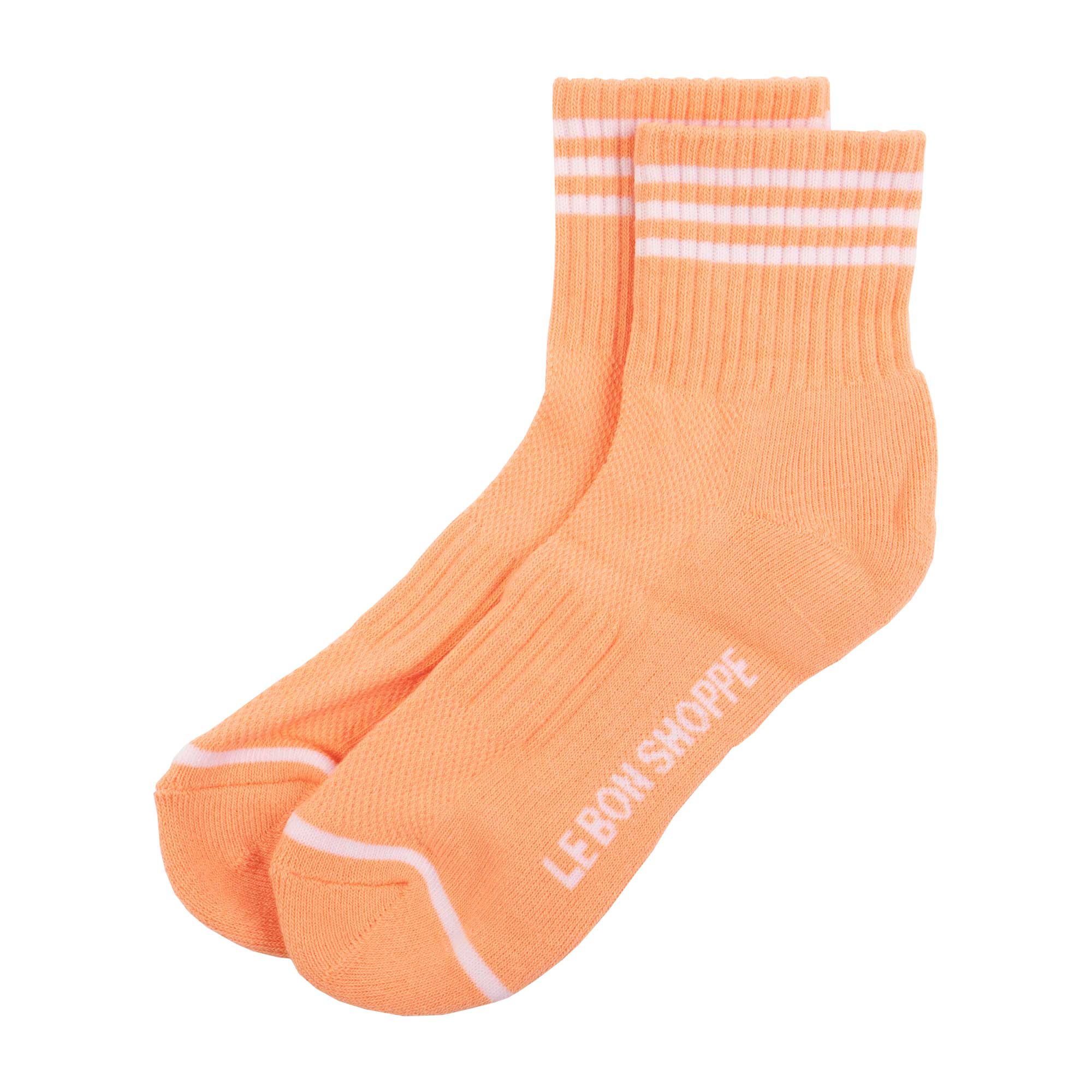 Le Bon Shoppe Girlfriend Socks, grapefruit
