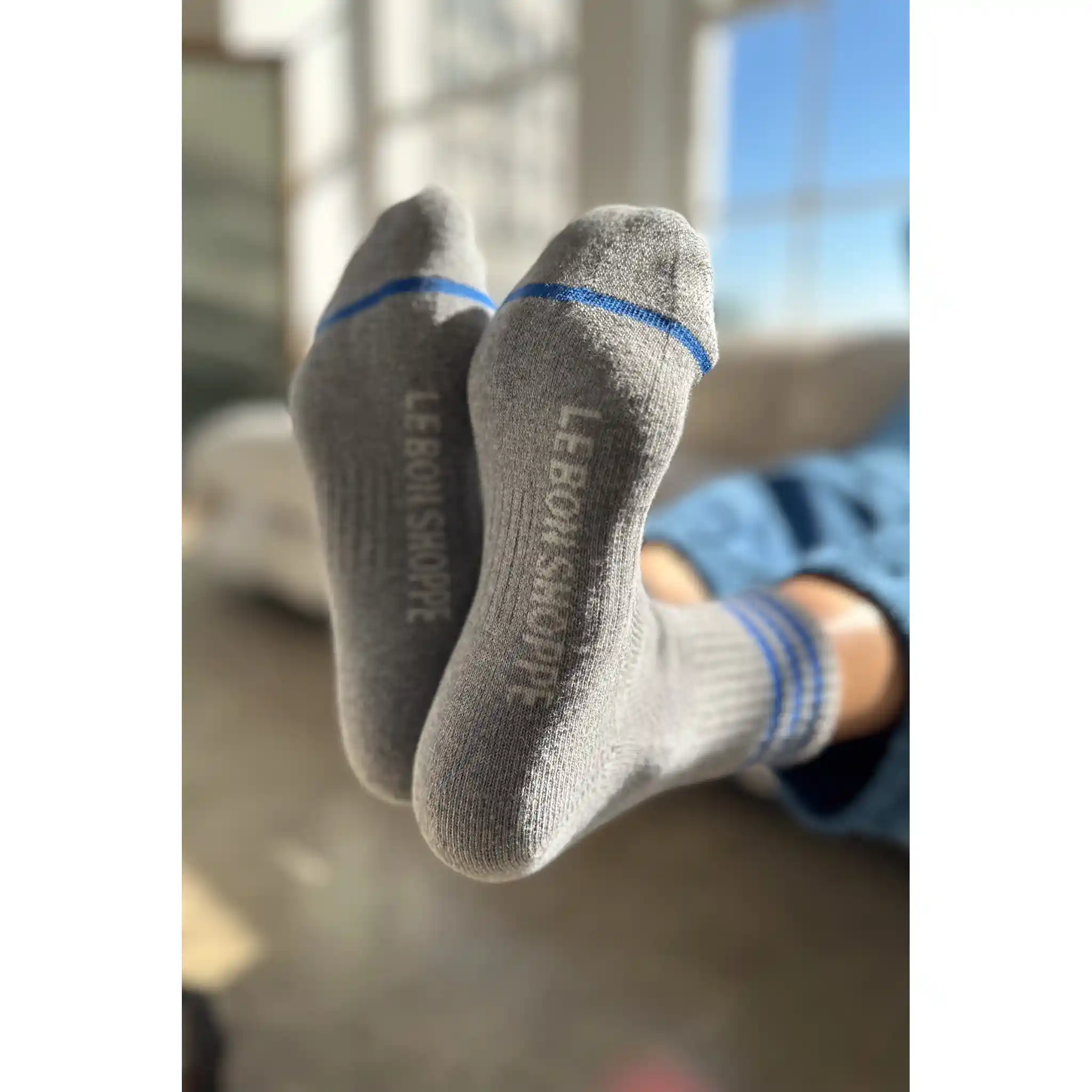 Le Bon Shoppe Girlfriend Socks, grey - Image 3