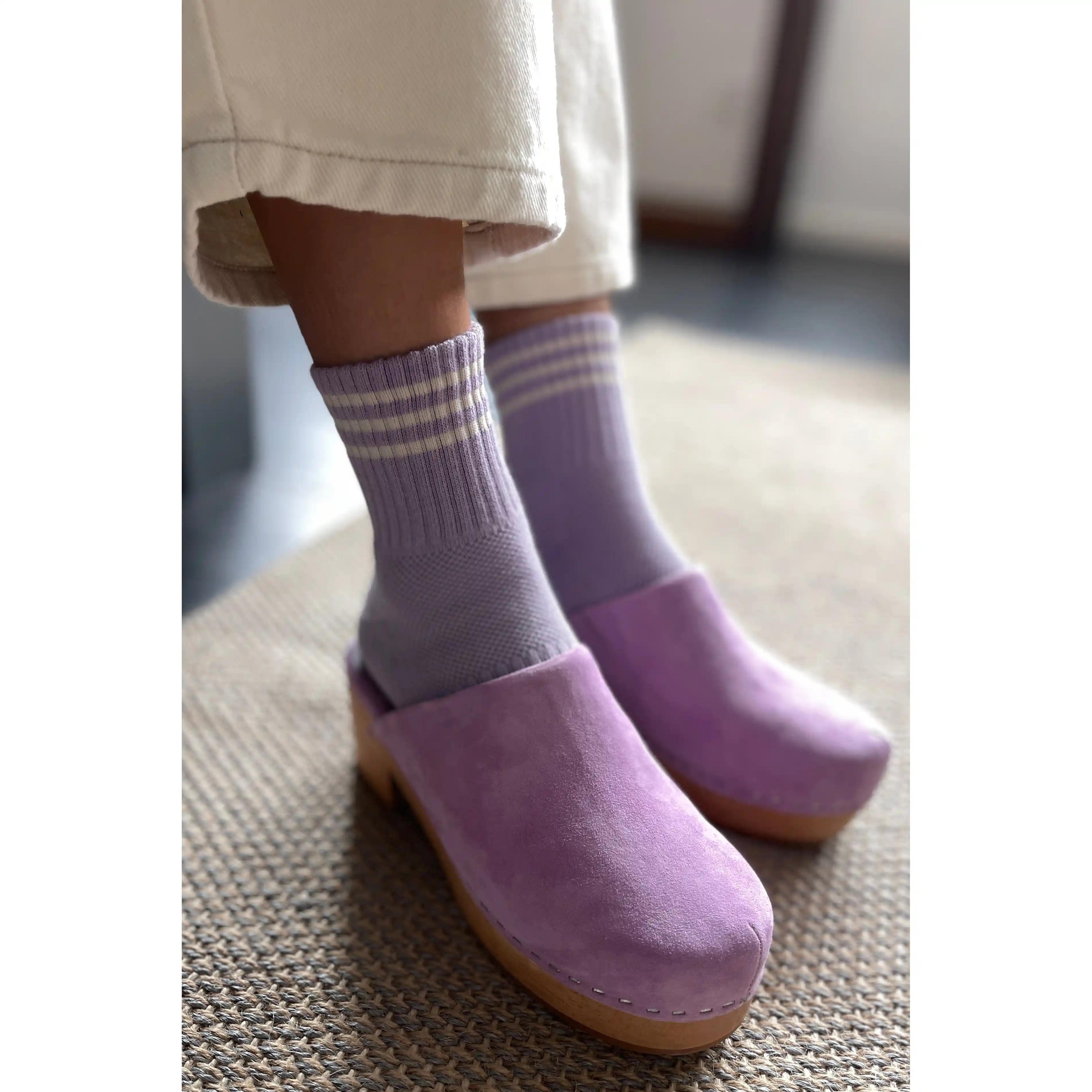 Le Bon Shoppe Girlfriend Socks, iris - Image 5