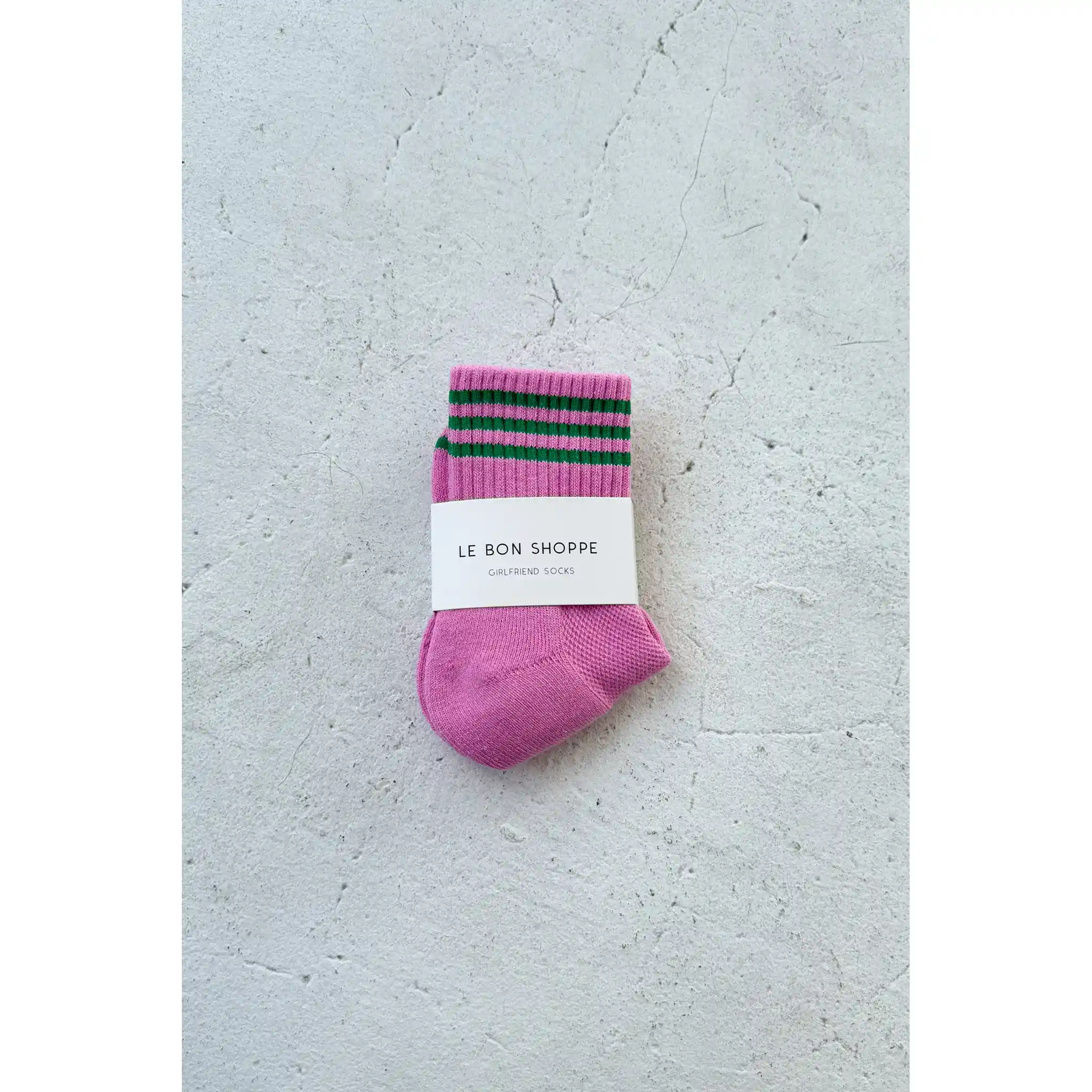 Le Bon Shoppe Girlfriend Socks, rose pink - Image 4