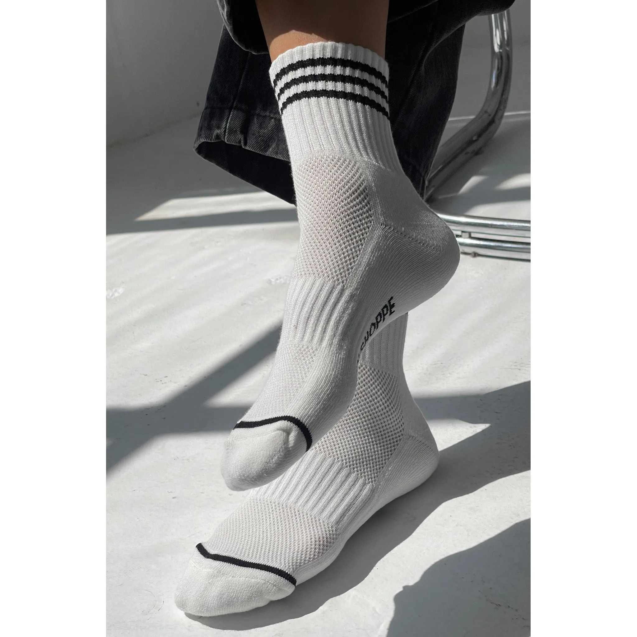 Le Bon Shoppe Girlfriend Socks, white - Image 2