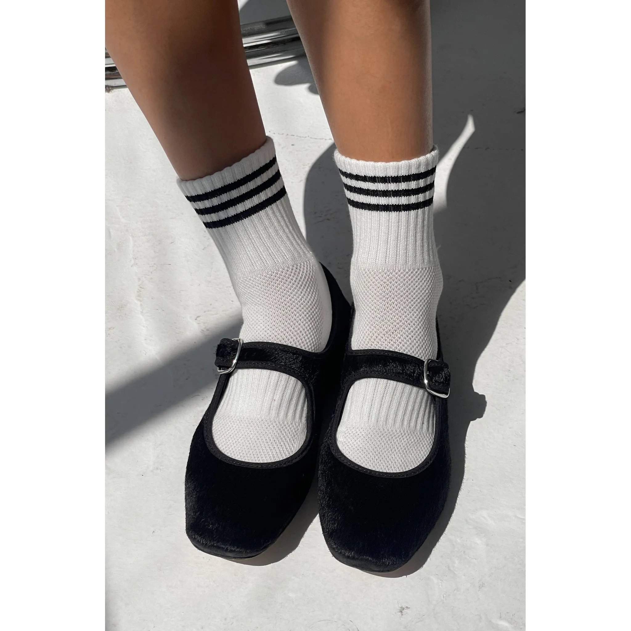 Le Bon Shoppe Girlfriend Socks, white - Image 3