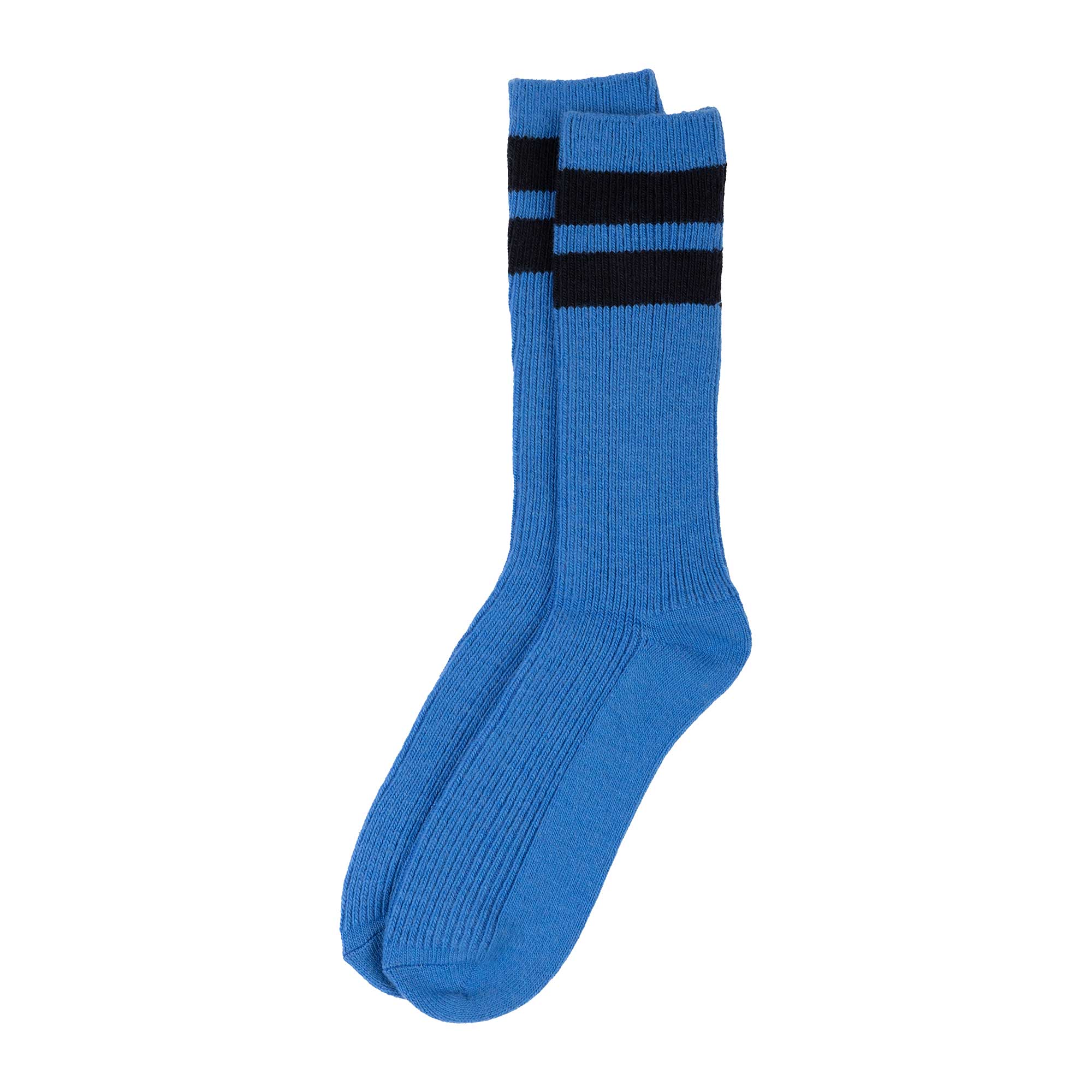 Le Bon Shoppe Womens Grandpa Stripe Socks, Blue/Navy