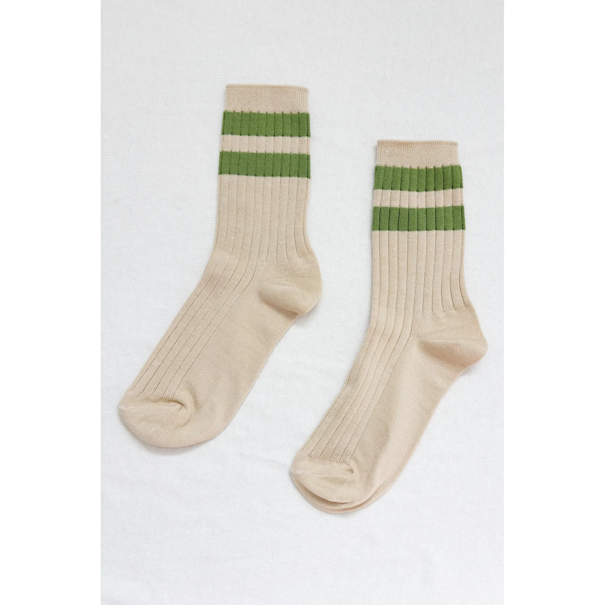 Le Bon Shoppe Her Socks - Varsity, pear - Image 2