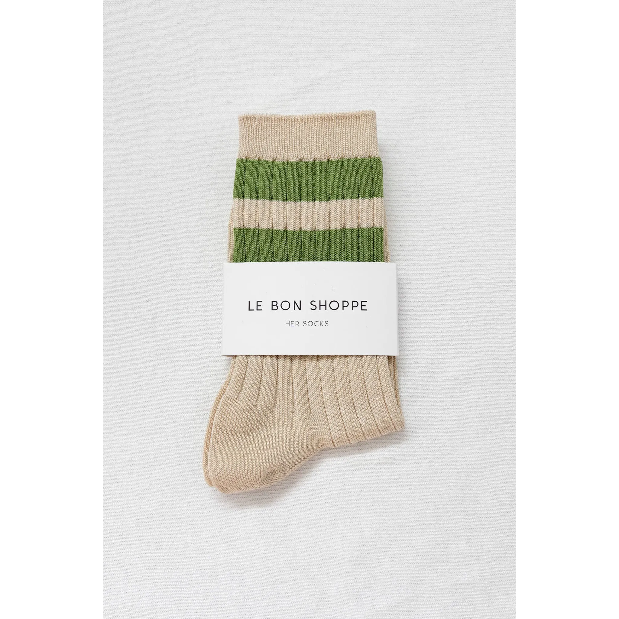 Le Bon Shoppe Her Socks - Varsity, pear - Image 3