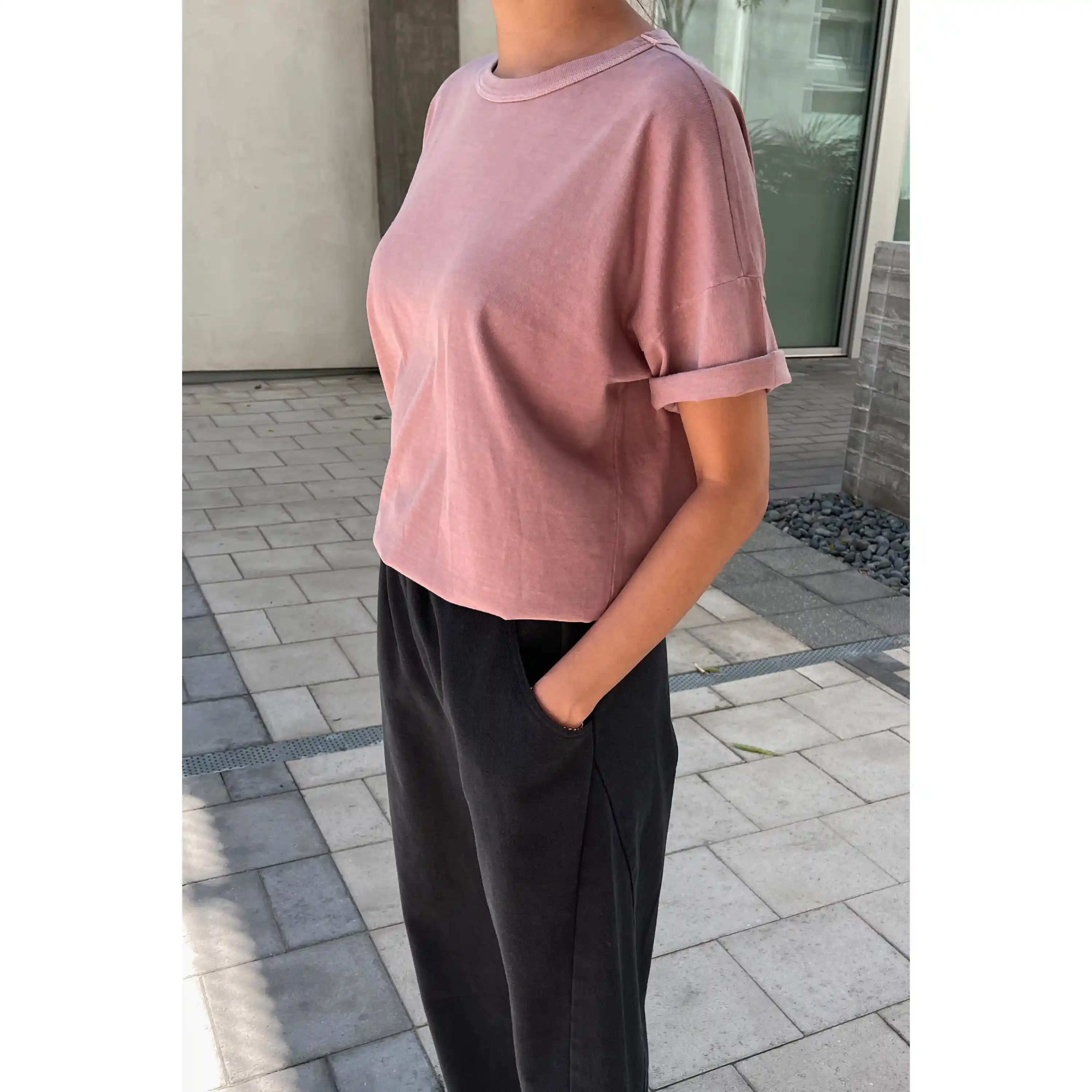 Le Bon Shoppe Her Tee, dried rose - Image 5
