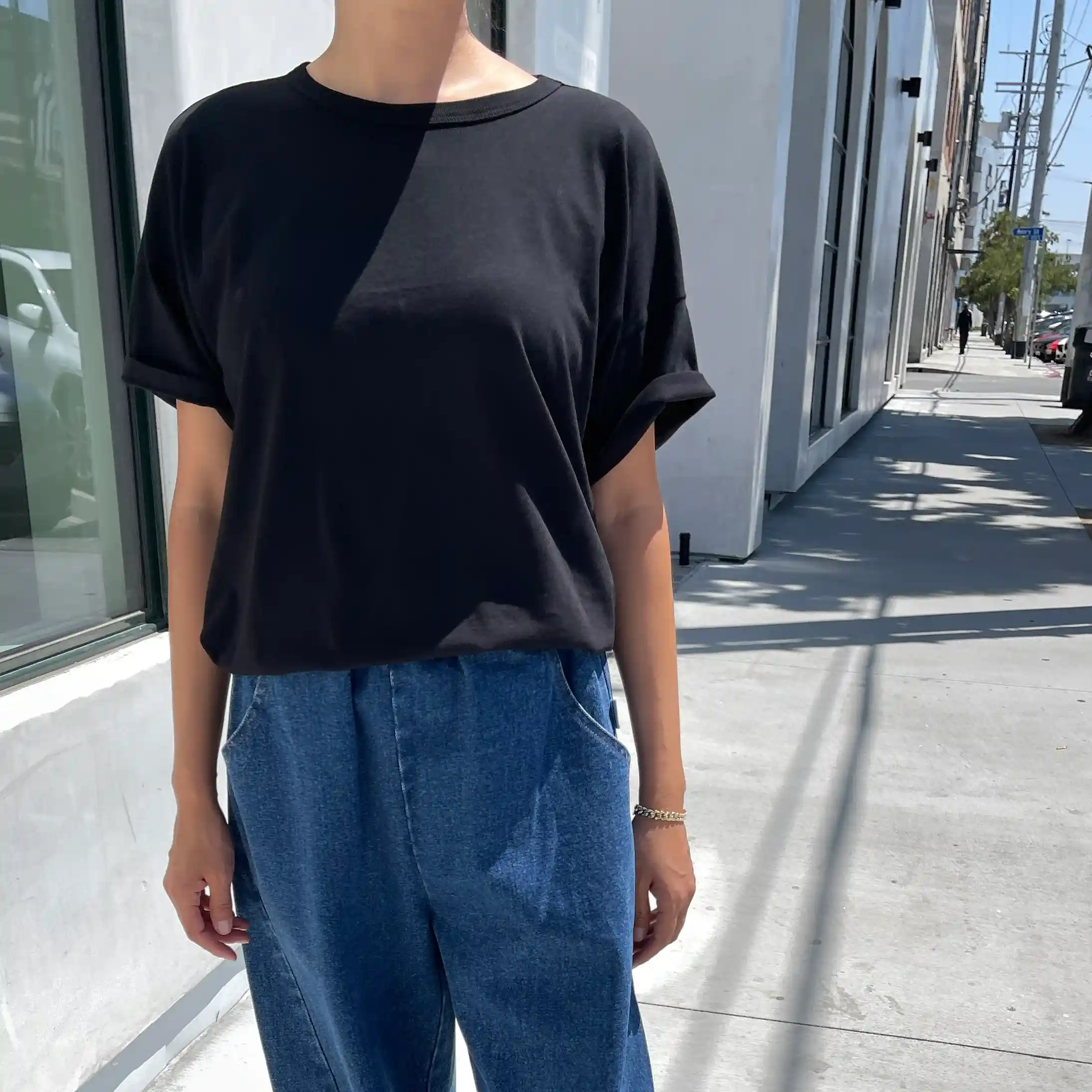 Le Bon Shoppe Womens Her Tee, true black - Image 2