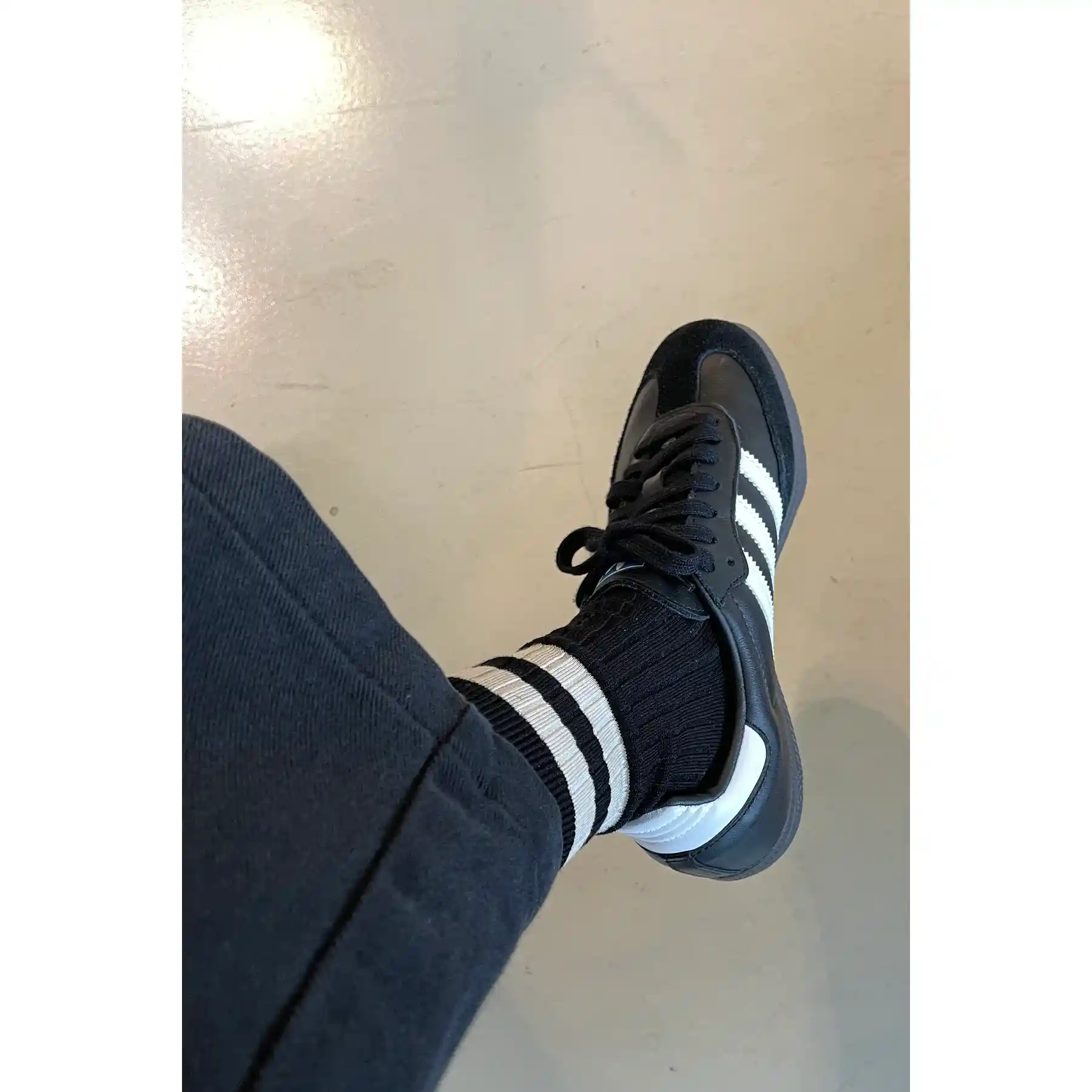 Le Bon Shoppe Her Varsity Socks, black - Image 4