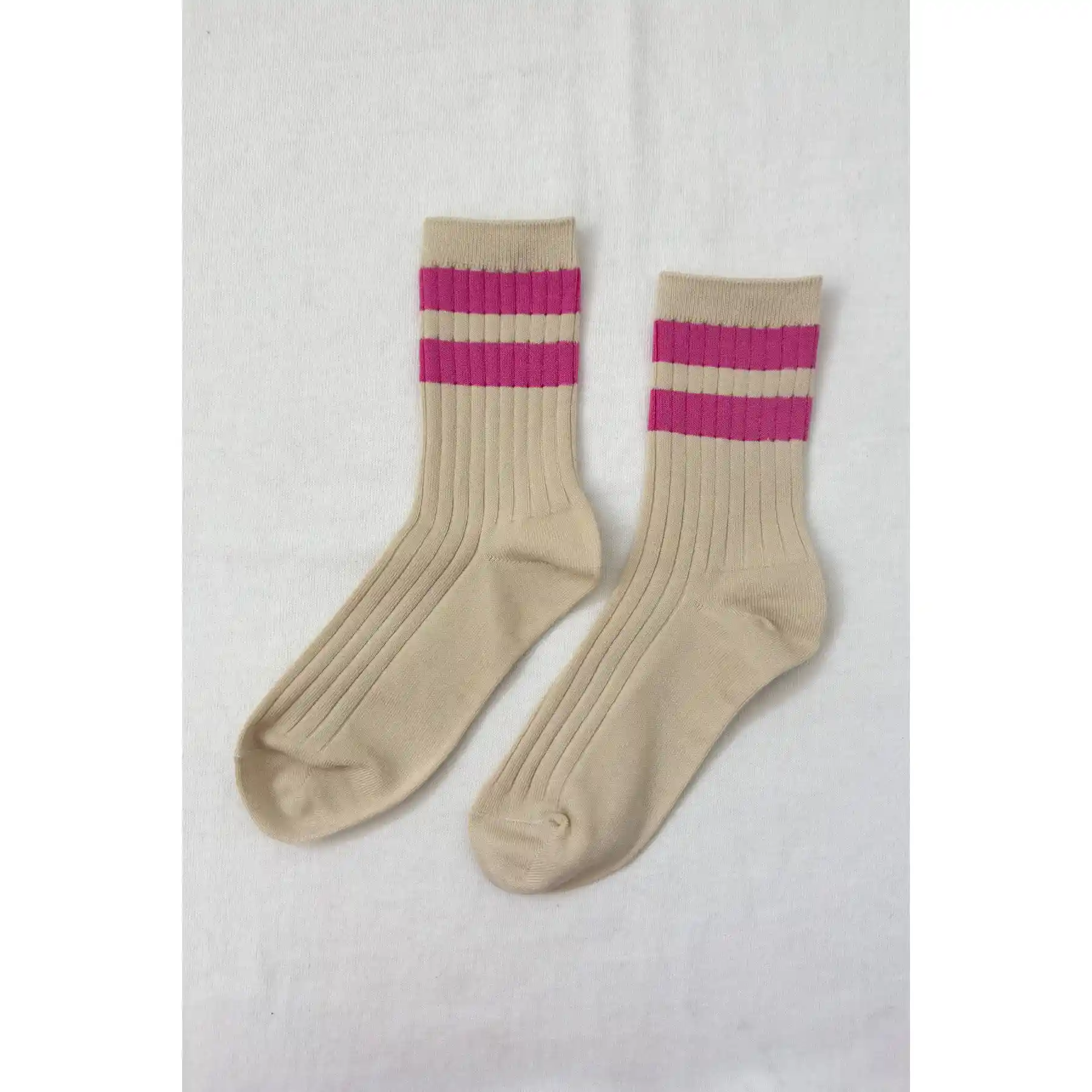 Le Bon Shoppe Her Varsity Socks, taffy - Image 3