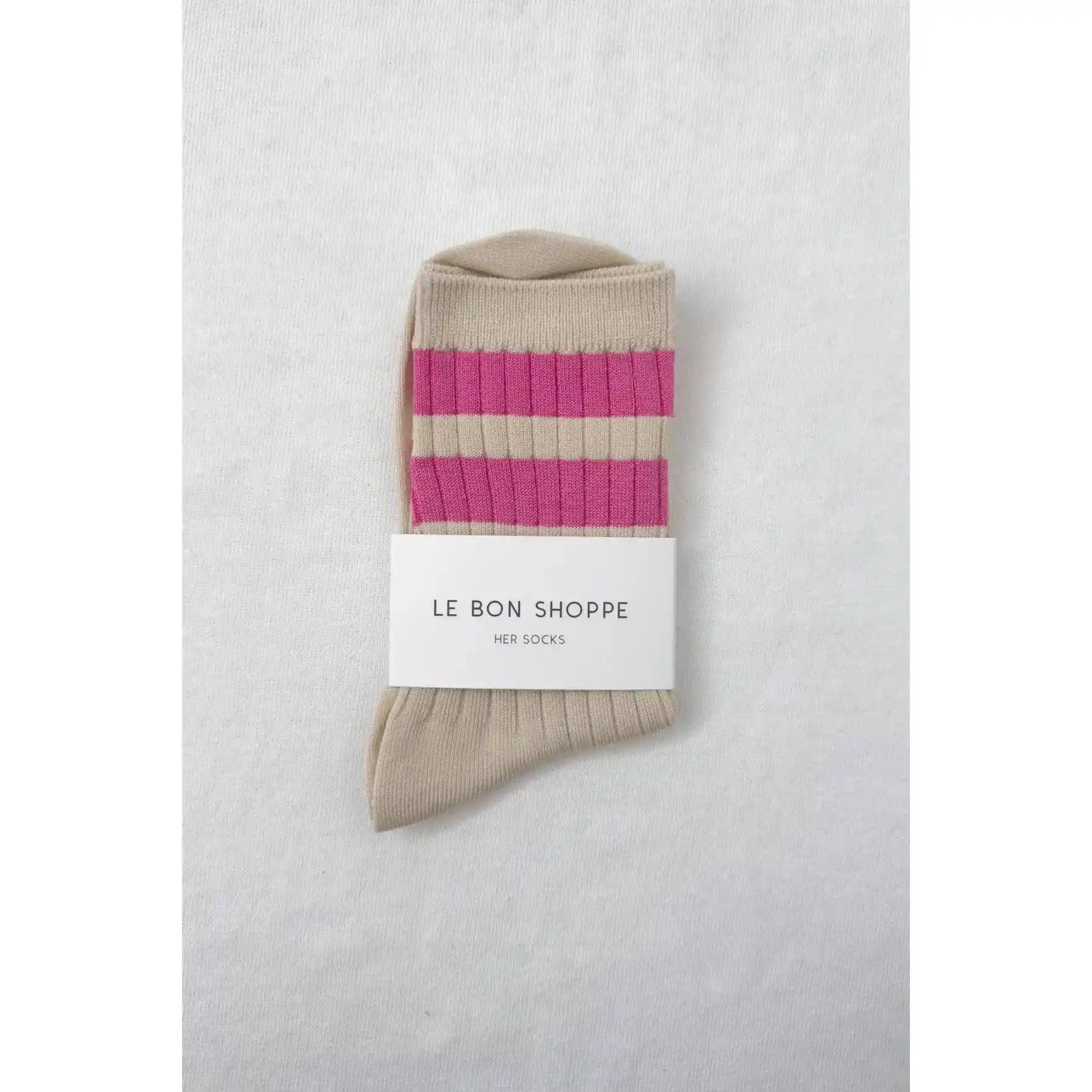 Le Bon Shoppe Her Varsity Socks, taffy - Image 4