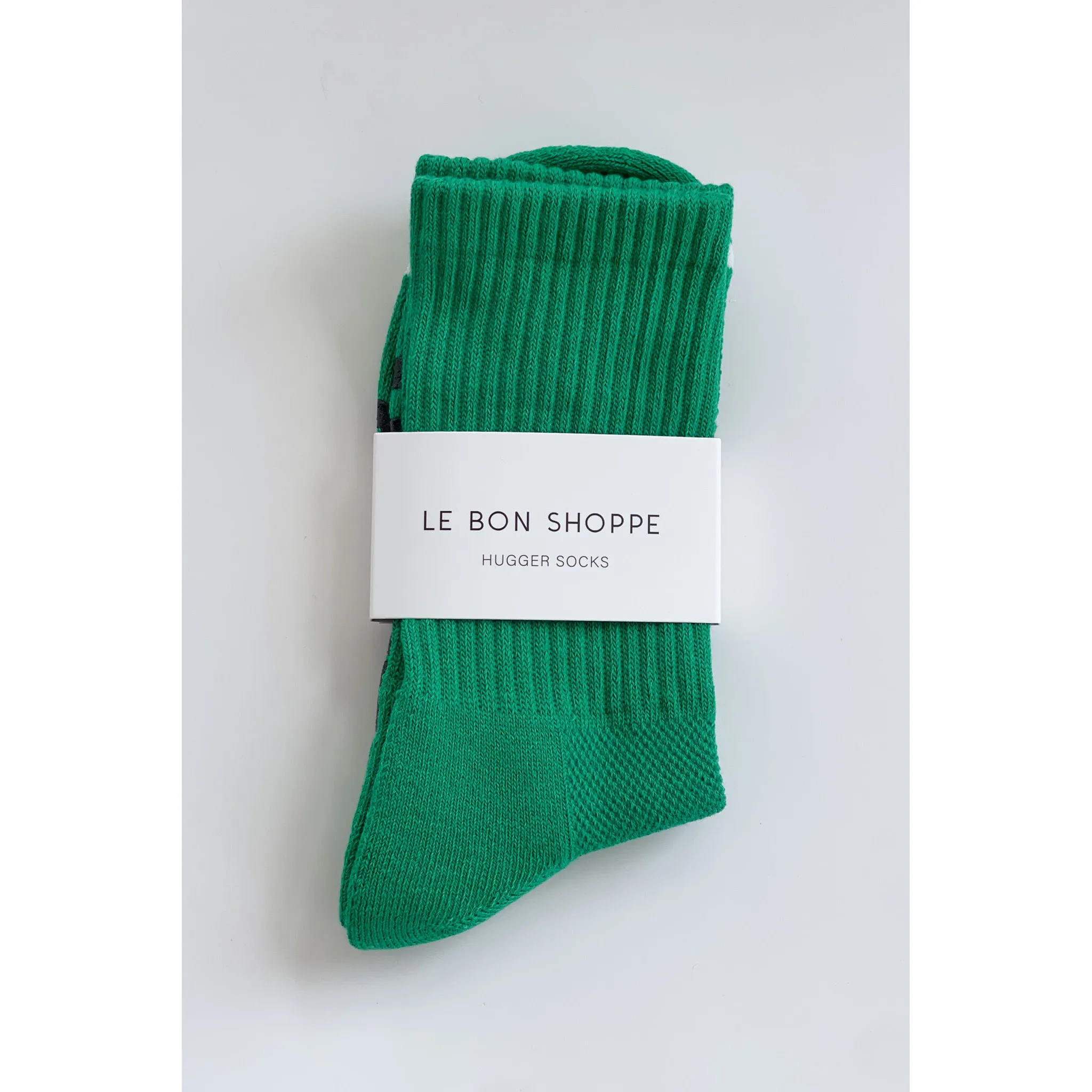 Le Bon Shoppe Hugger Socks, kelly/black - Image 5