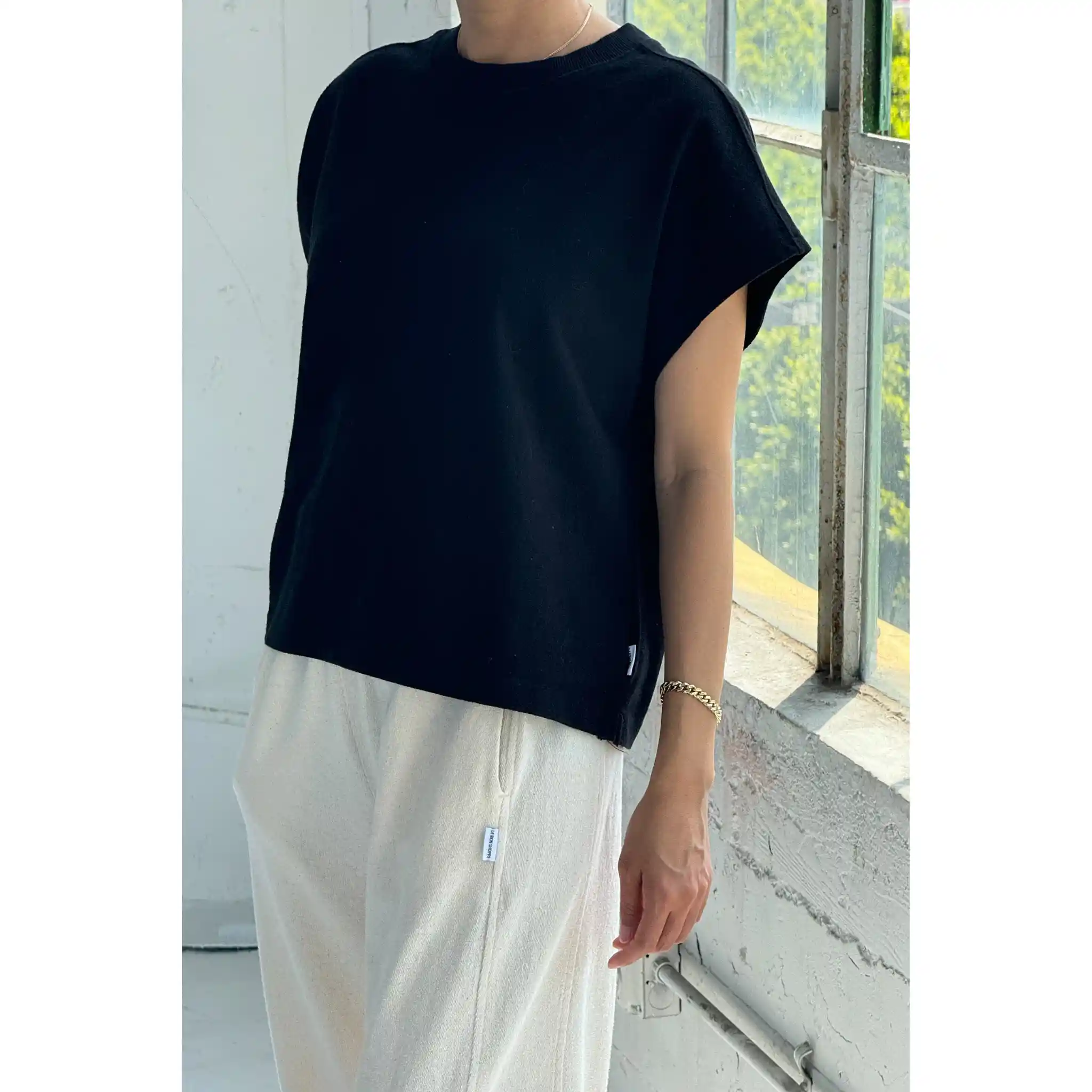 Le Bon Shoppe Jeanne Tee, black - Image 7