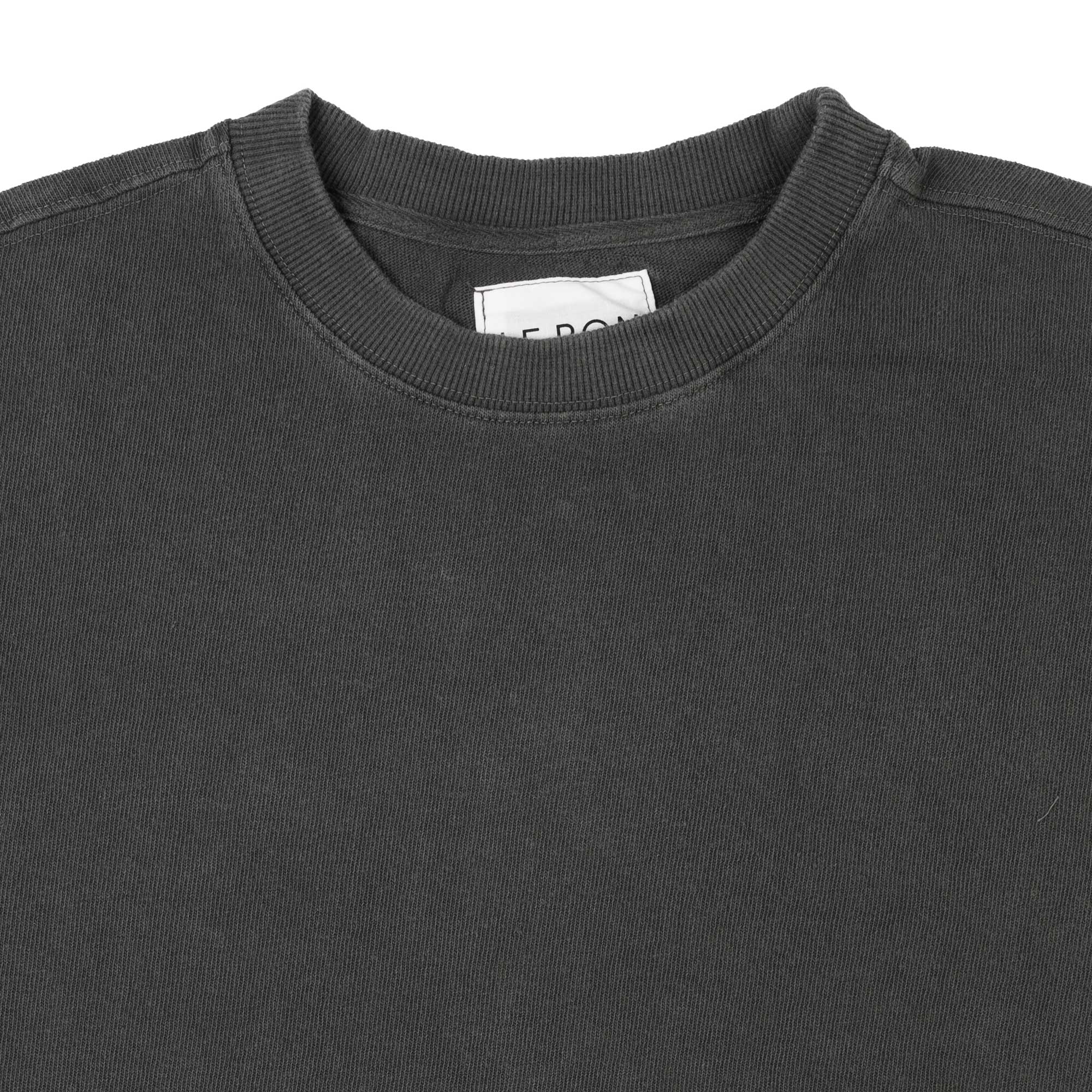 Le Bon Shoppe Womens Jeanne Tee, coal - Image 2