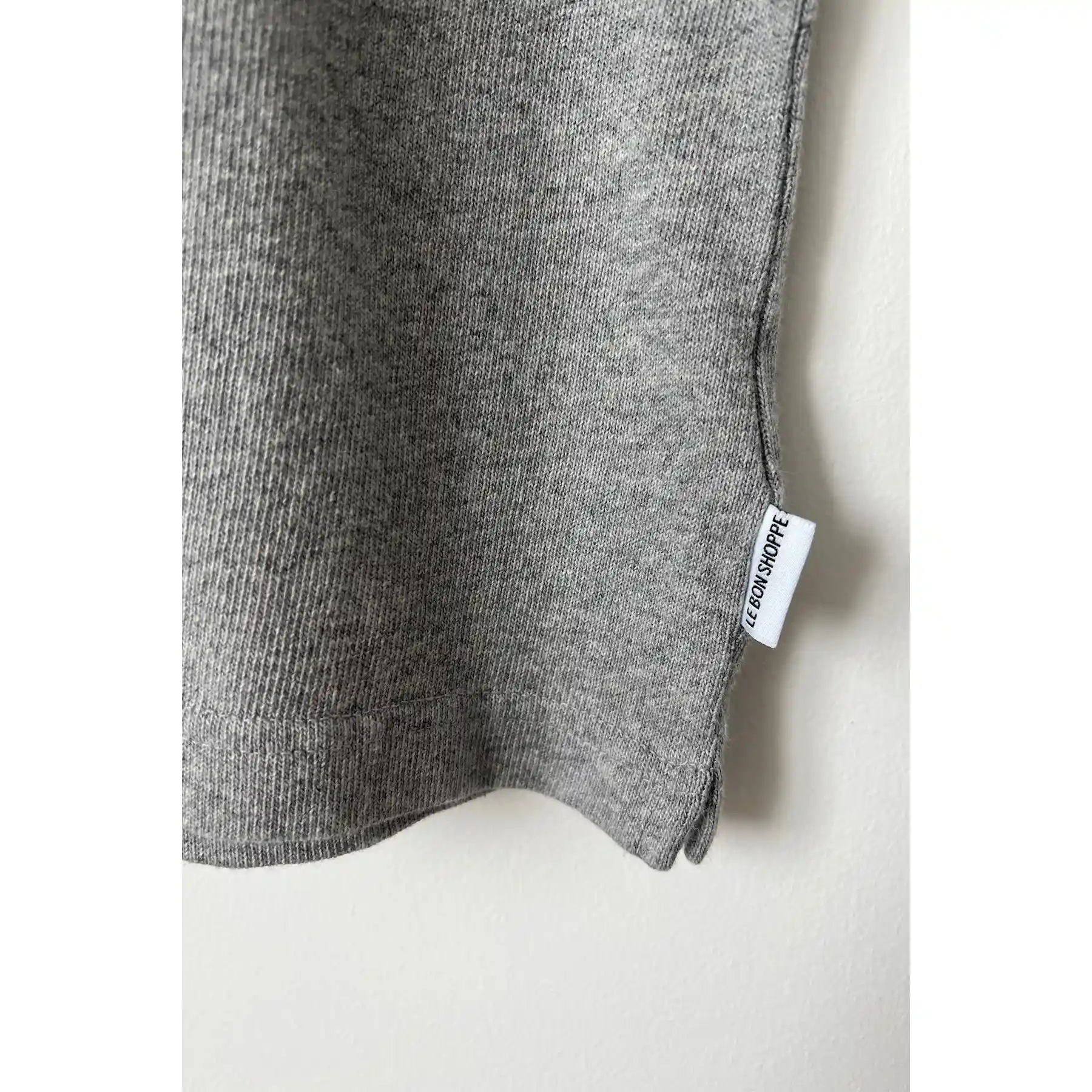 Le Bon Shoppe Womens Jeanne Tee, heather grey - Image 4