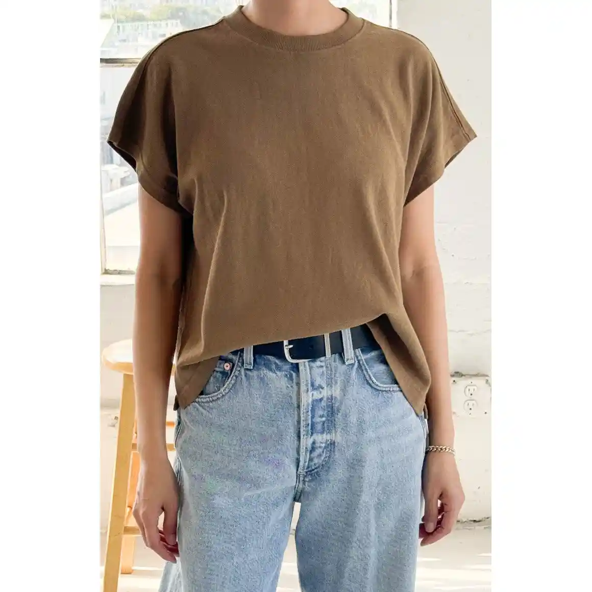 Le Bon Shoppe Jeanne Tee, tobacco
