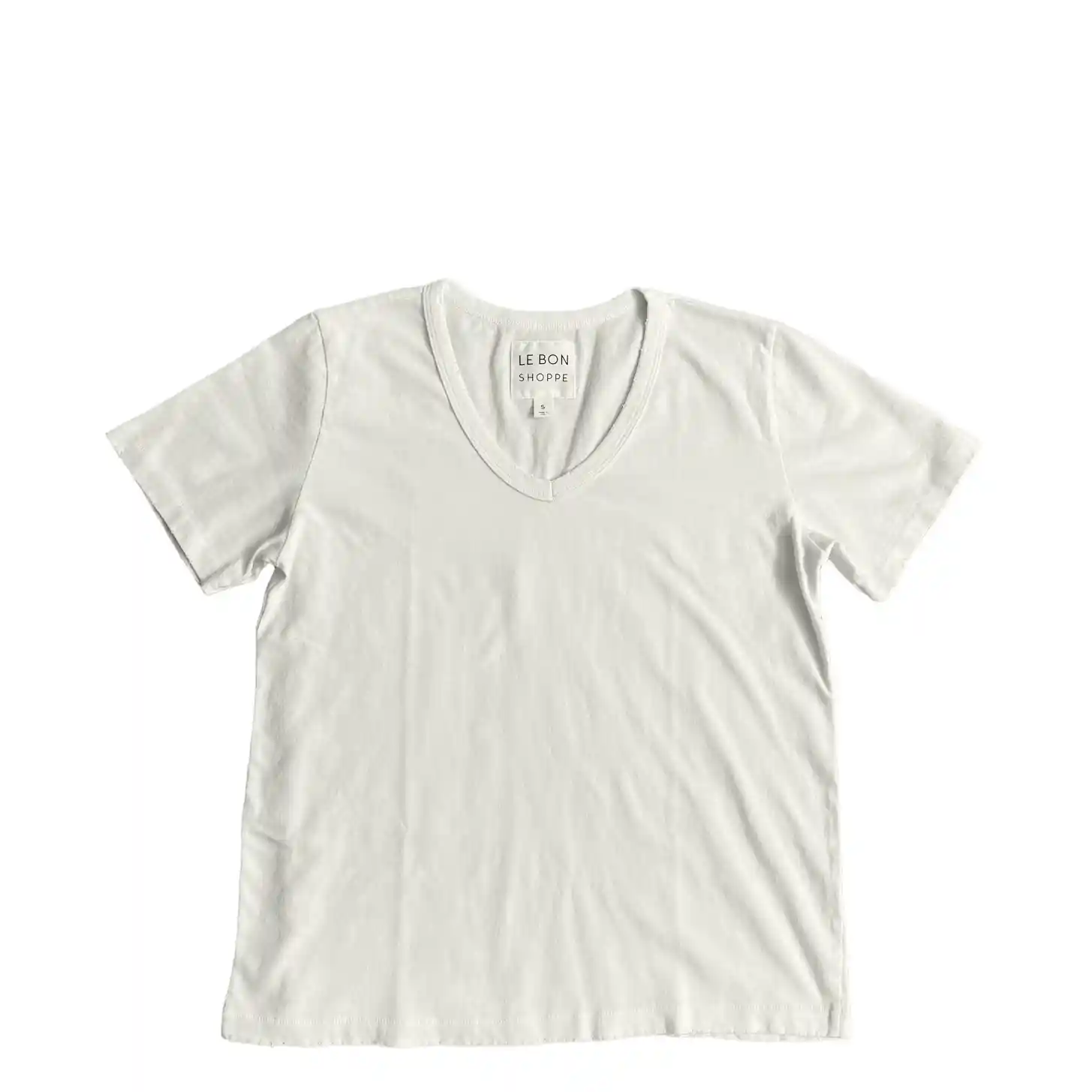 Le Bon Shoppe Womens La Vie Tee, vintage white