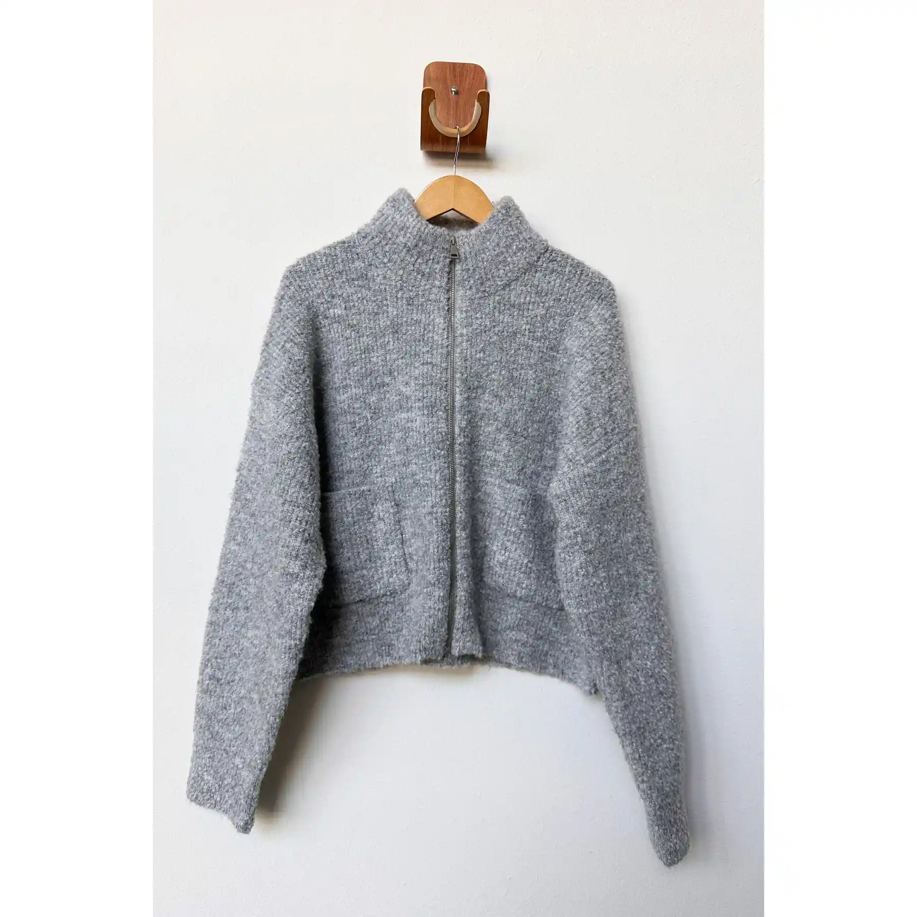 Le Bon Shoppe Womens Louie Jacket, heather grey - Image 3