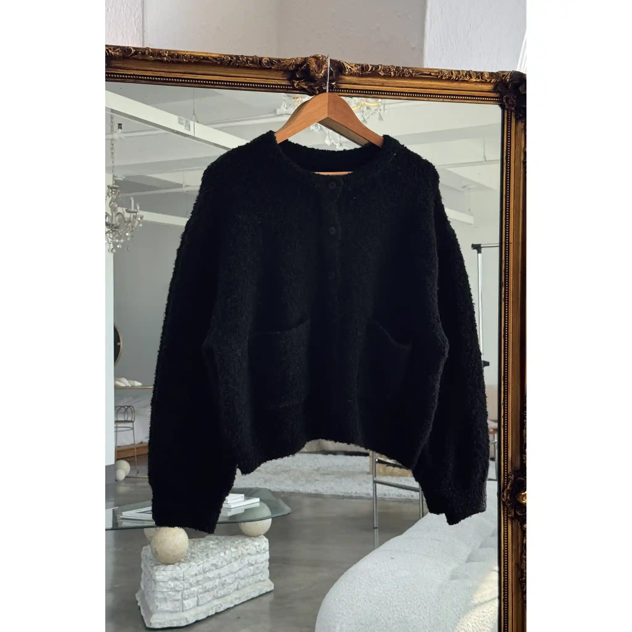 Le Bon Shoppe Millie Cardigan, black - Image 3