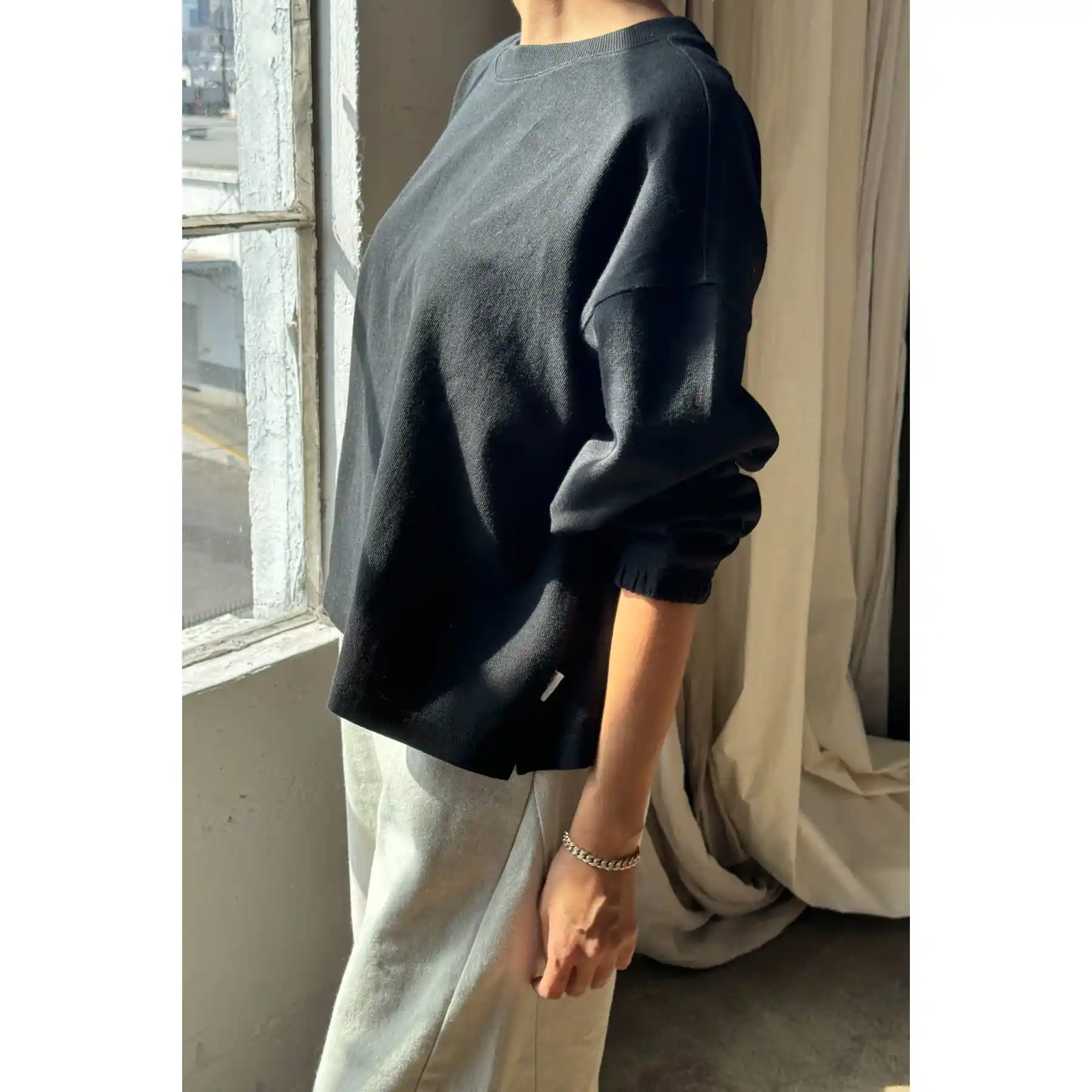 Le Bon Shoppe Womens Naturelle Tee, black - Image 3