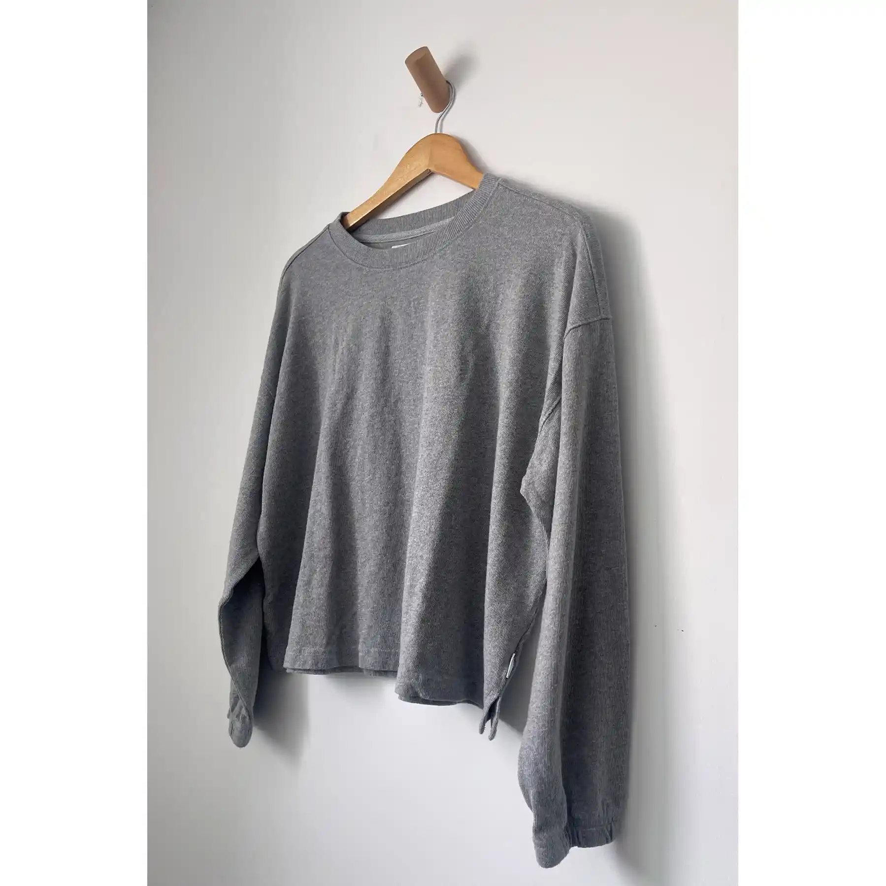 Le Bon Shoppe Womens Naturelle Tee, heather grey - Image 2