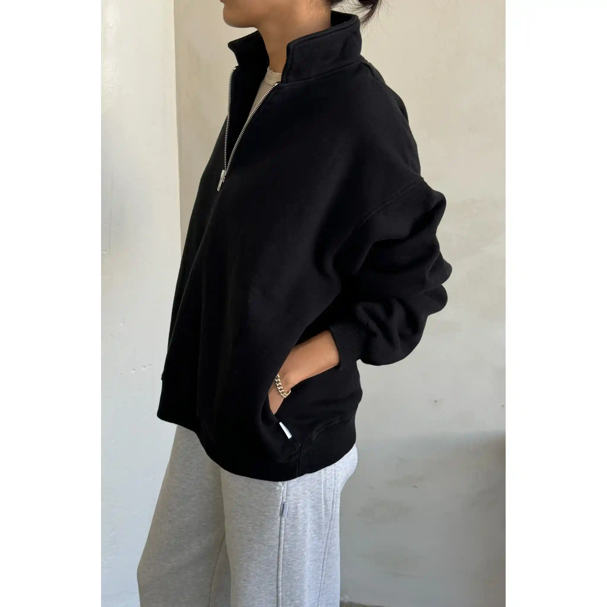 Le Bon Shoppe Womens Noah Top, black - Image 2
