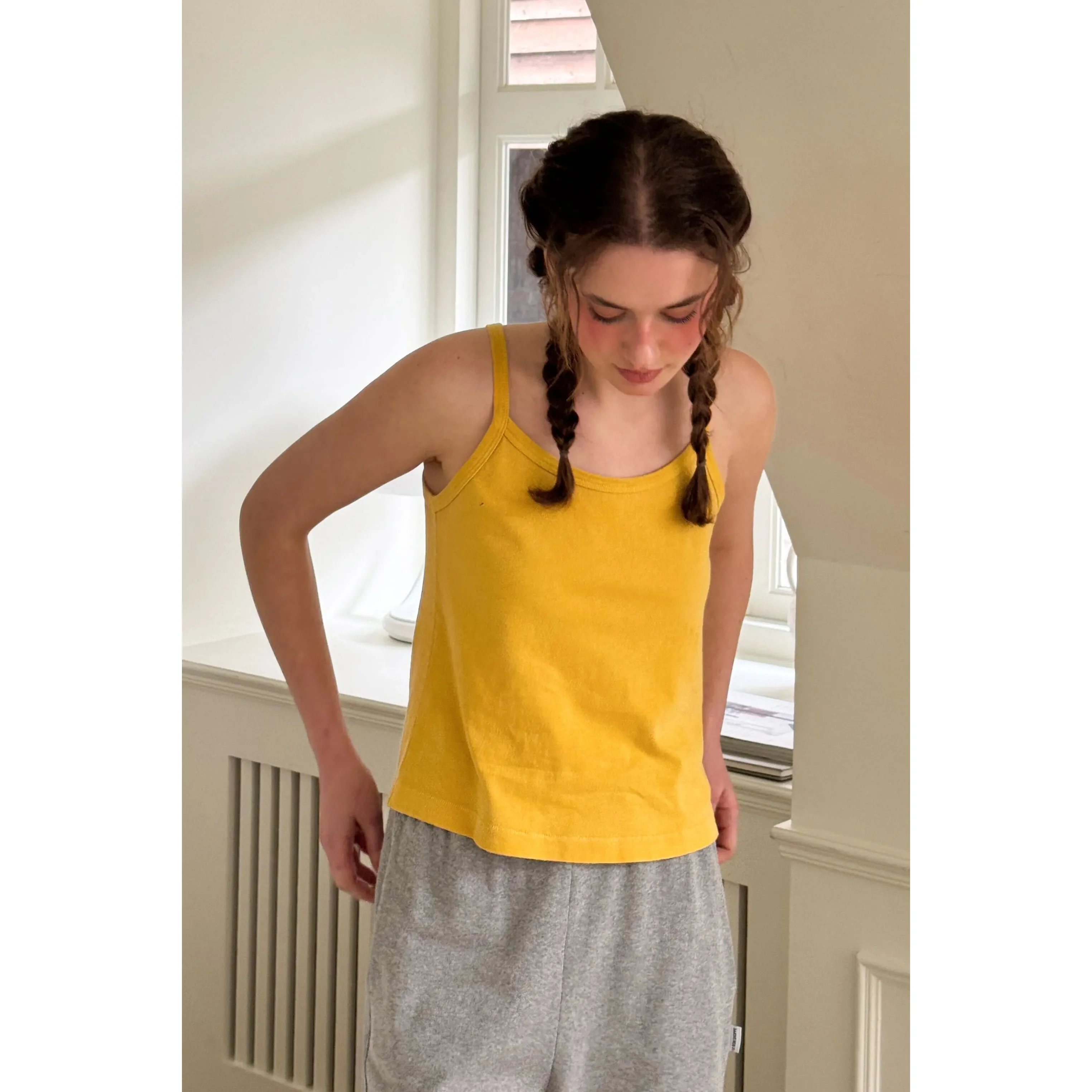 Le Bon Shoppe Organic Cotton Dana Cami, banana - Image 4