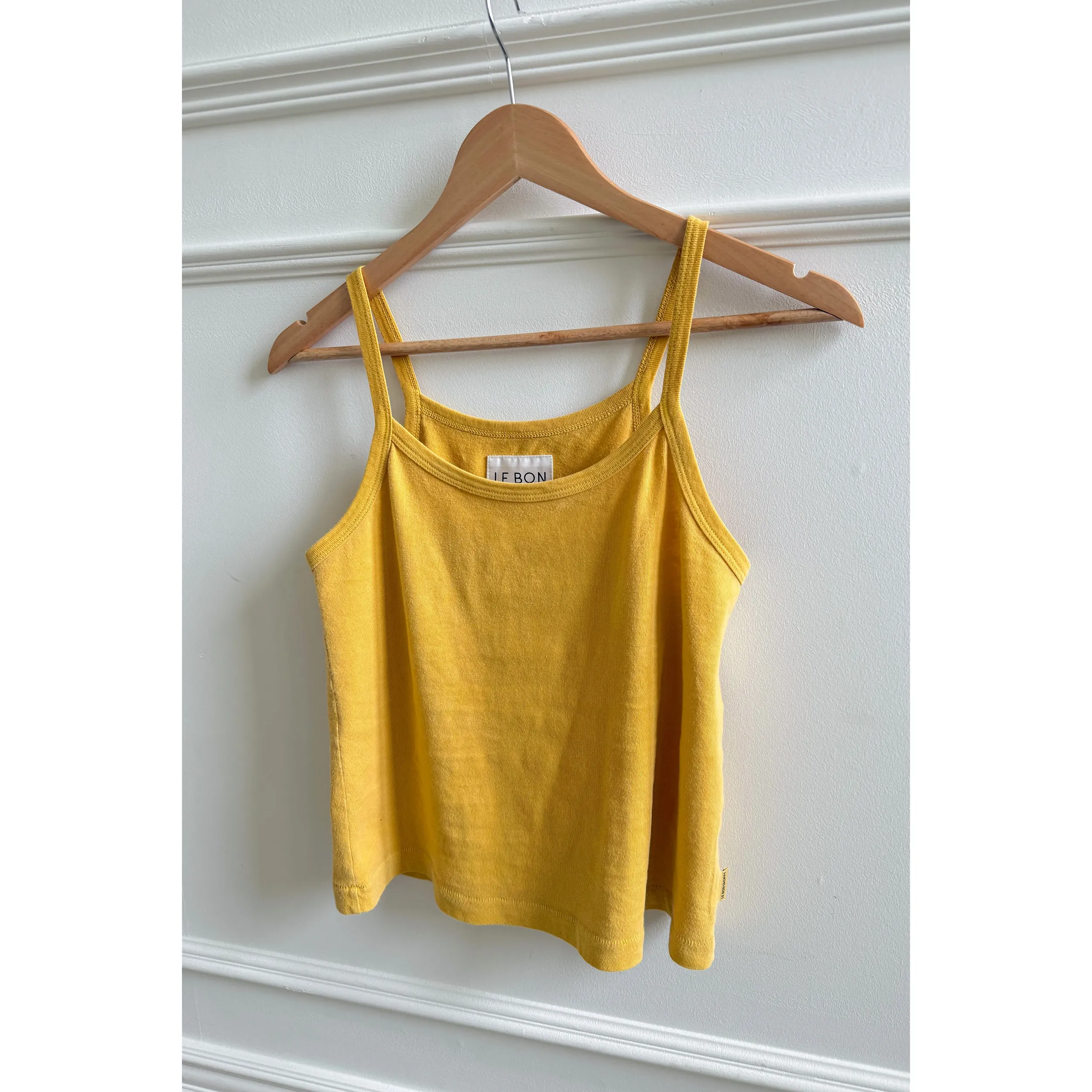 Le Bon Shoppe Organic Cotton Dana Cami, banana - Image 6