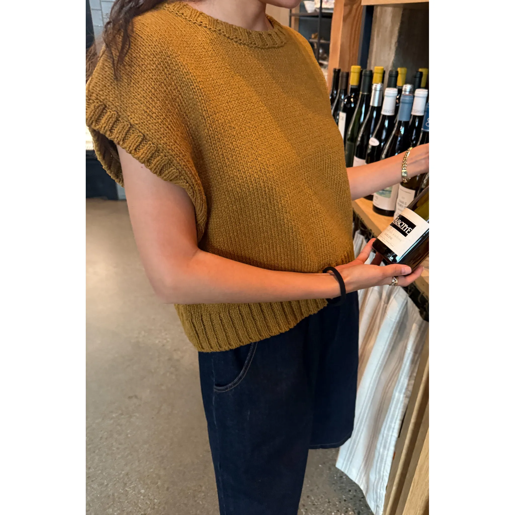 Le Bon Shoppe Pierre Cotton Sweater Top, dijon - Image 2