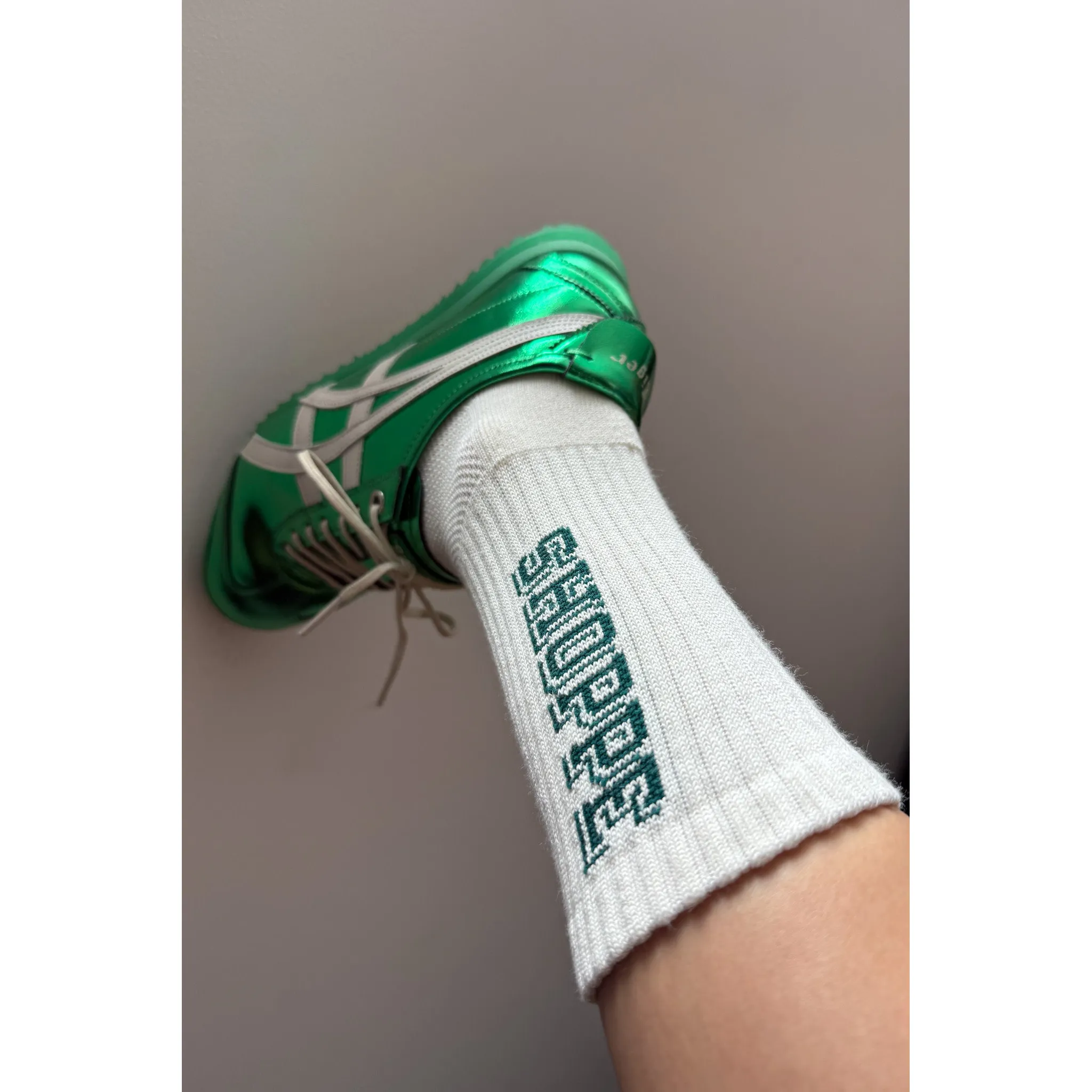 Le Bon Shoppe Preppy Socks, canvas / green - Image 3