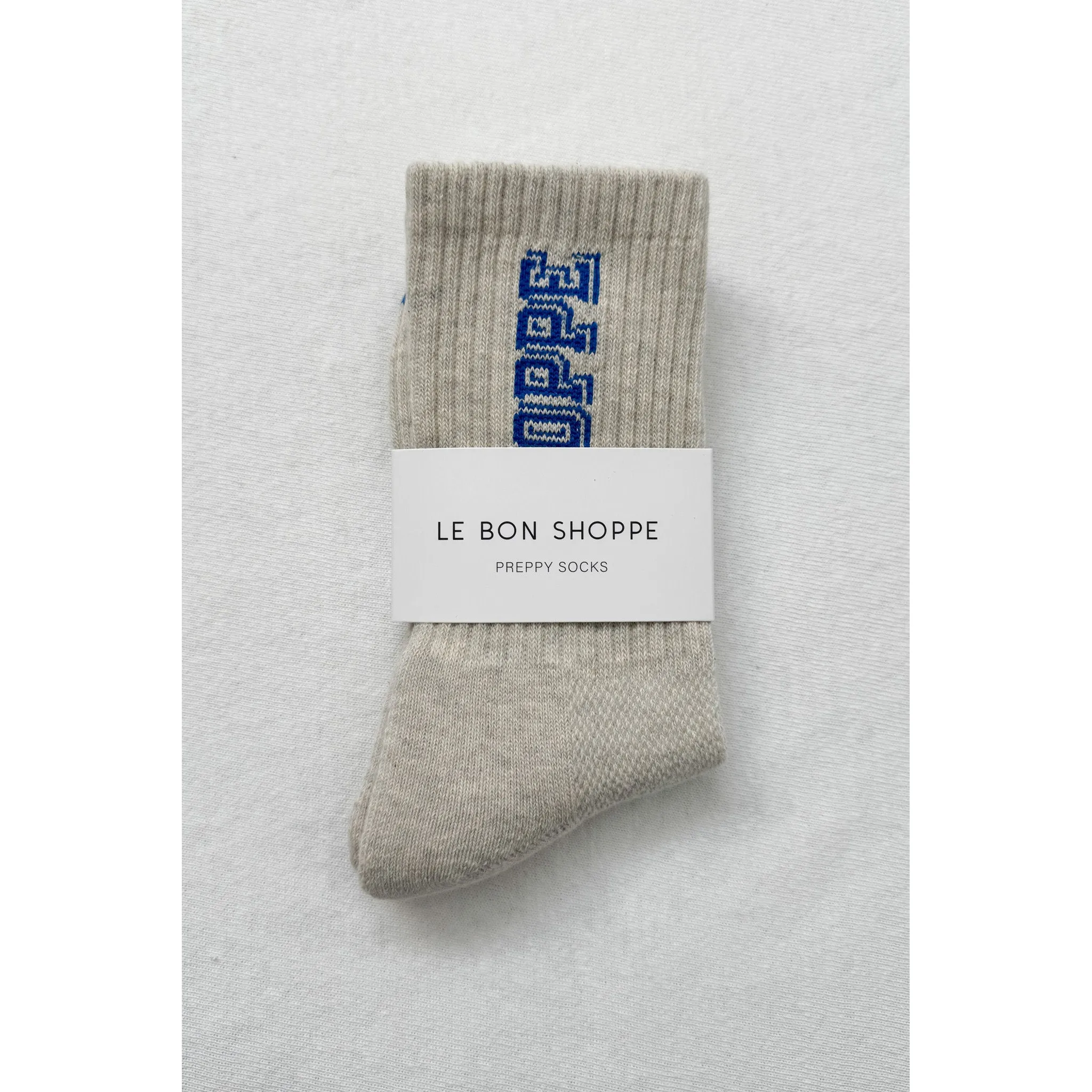 Le Bon Shoppe Preppy Socks, ice / blue - Image 2