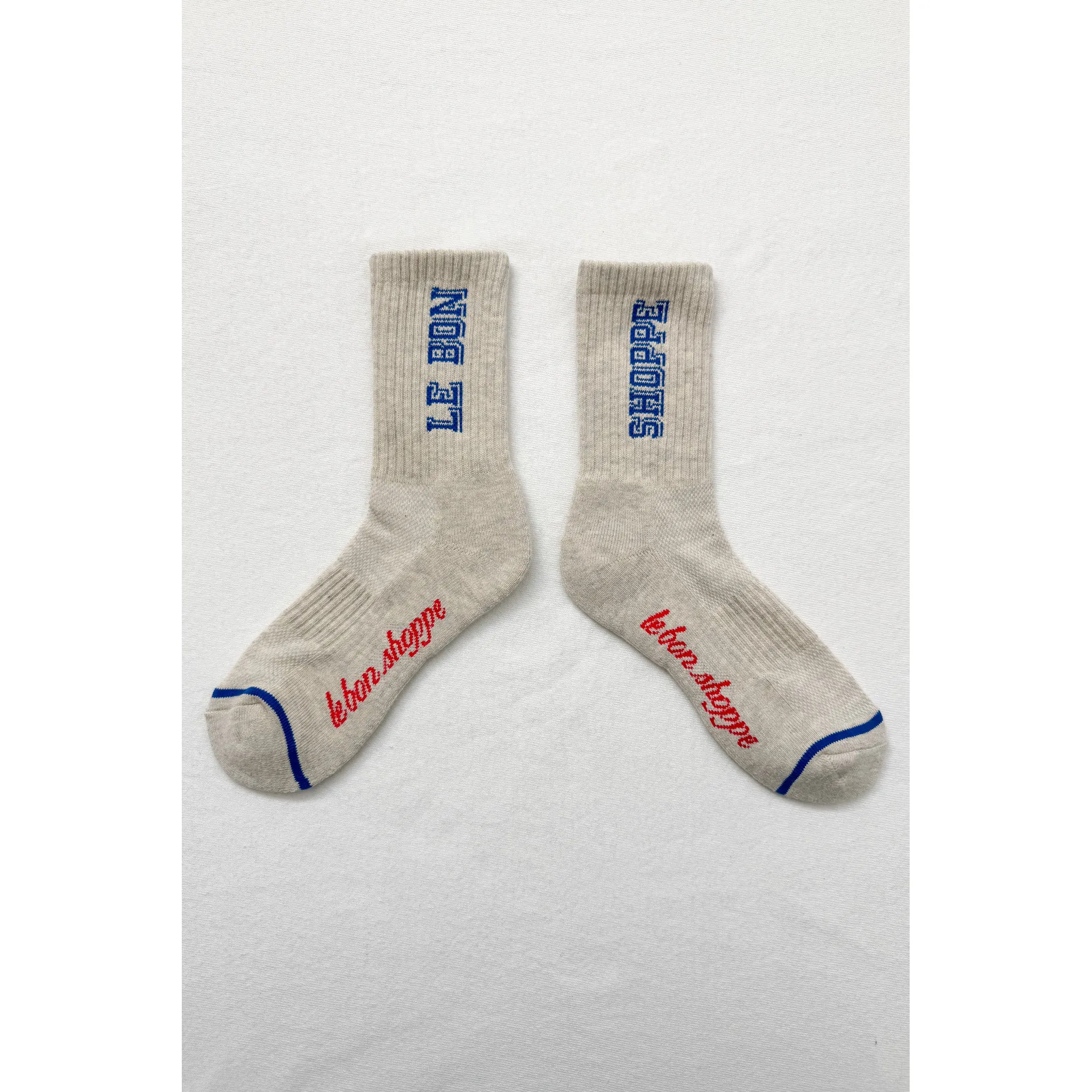 Le Bon Shoppe Preppy Socks, ice / blue - Image 3