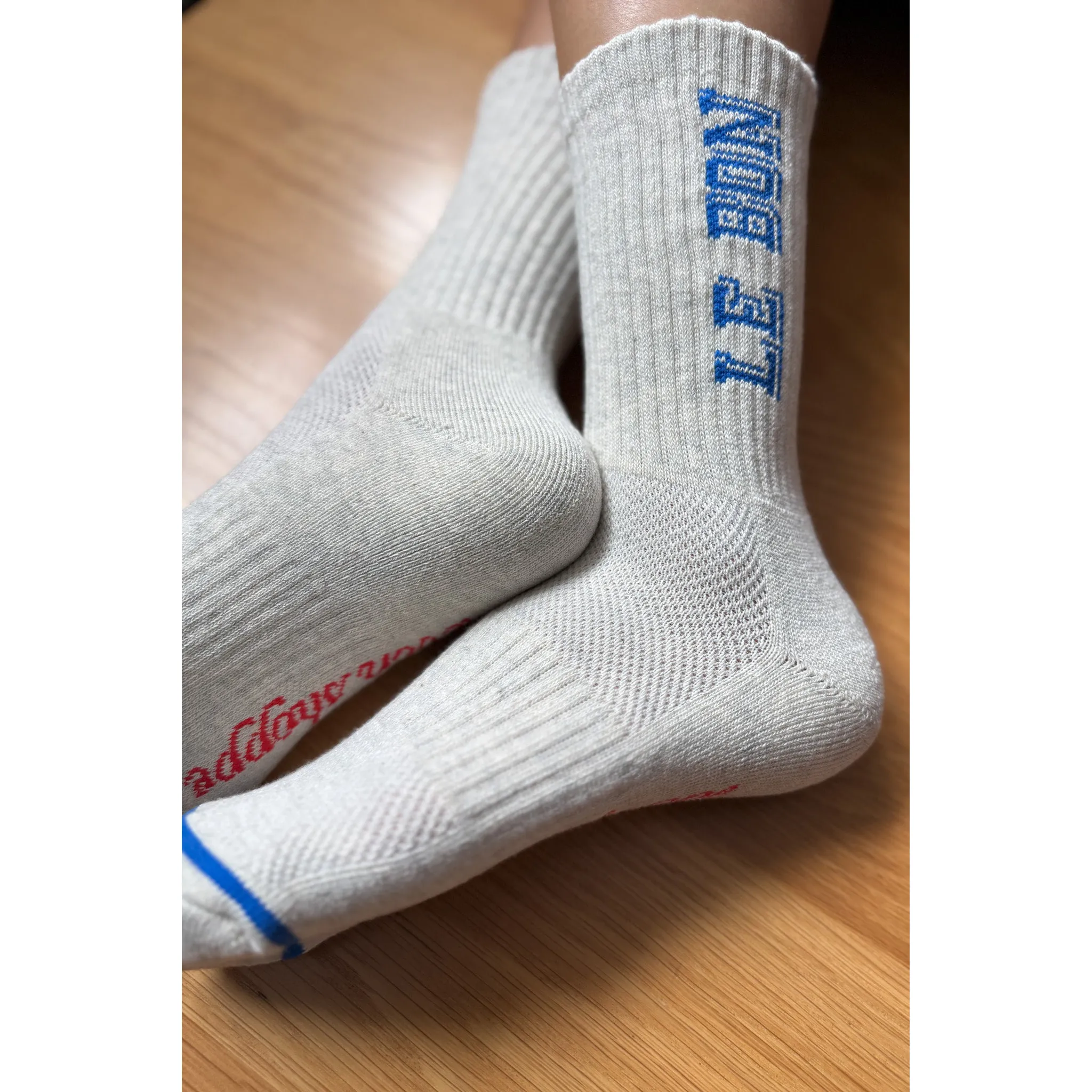 Le Bon Shoppe Preppy Socks, ice / blue - Image 4