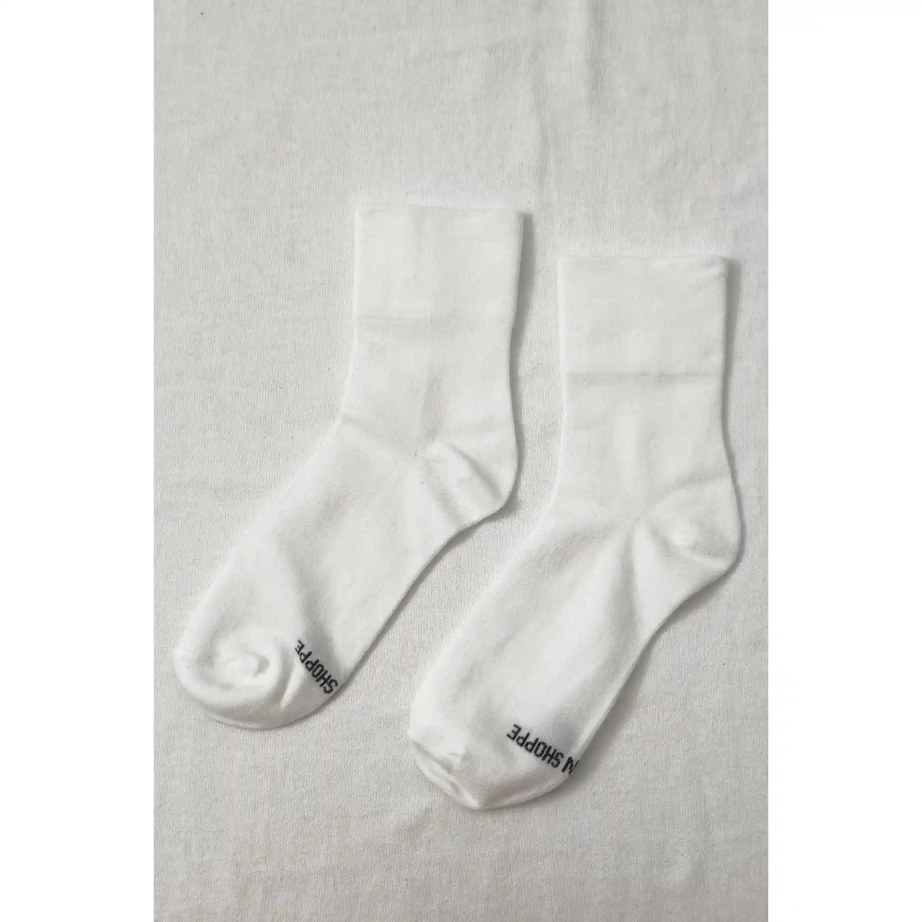 Le Bon Shoppe Womens Sneaker Socks, classic white - Image 5